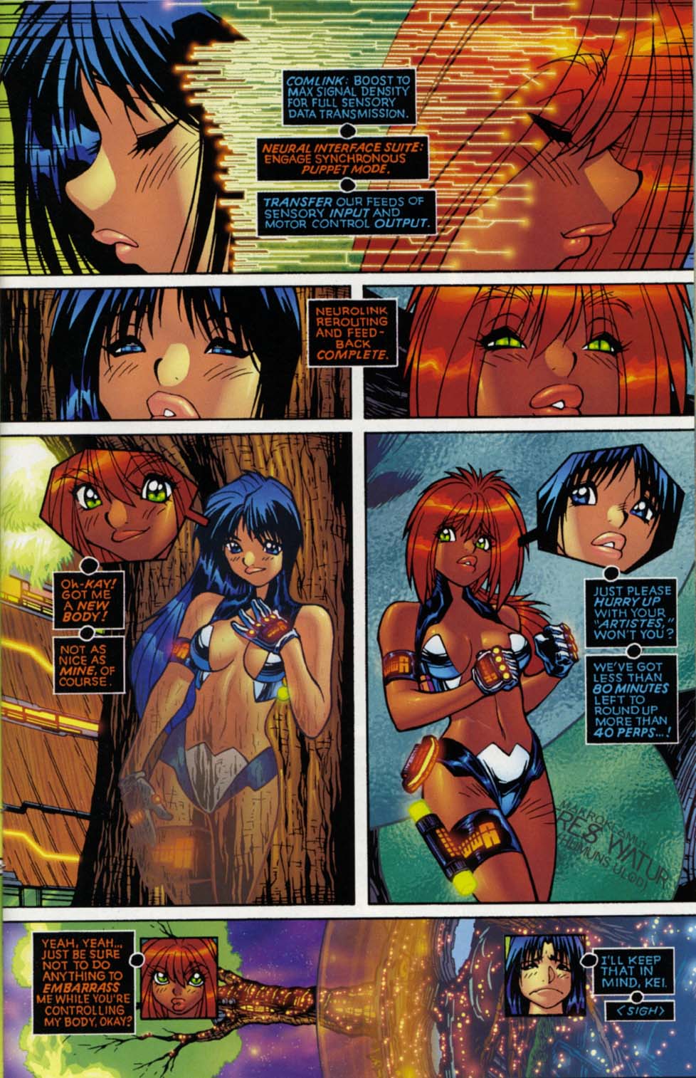 Read online Dirty Pair: Run From the Future comic -  Issue #2 - 11