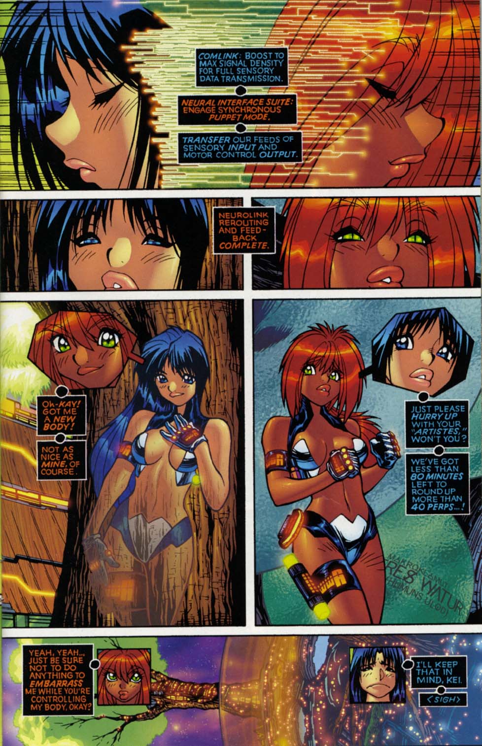 Read online Dirty Pair: Run From the Future comic -  Issue #2 - 11