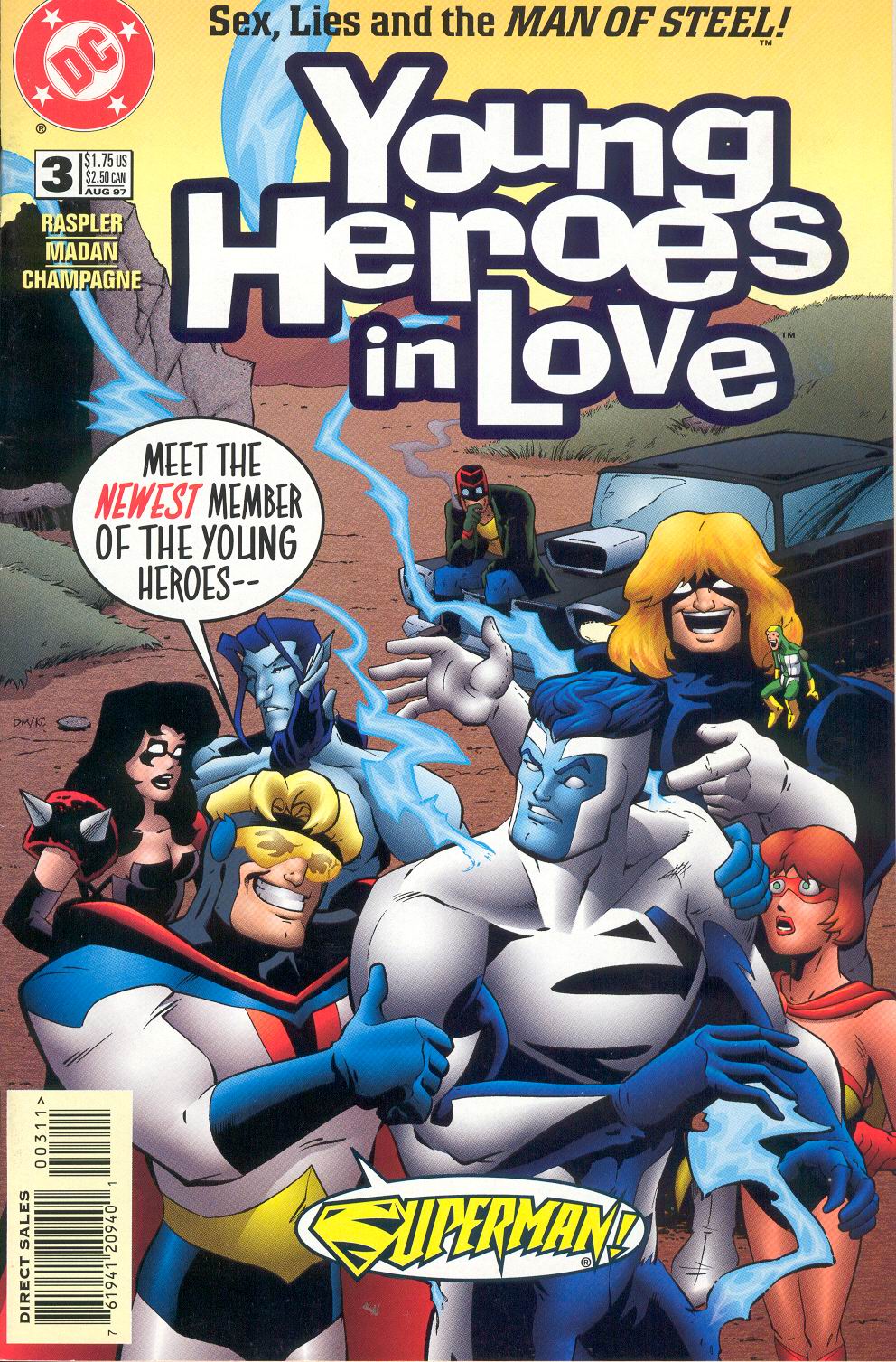 Read online Young Heroes in Love comic -  Issue #3 - 1