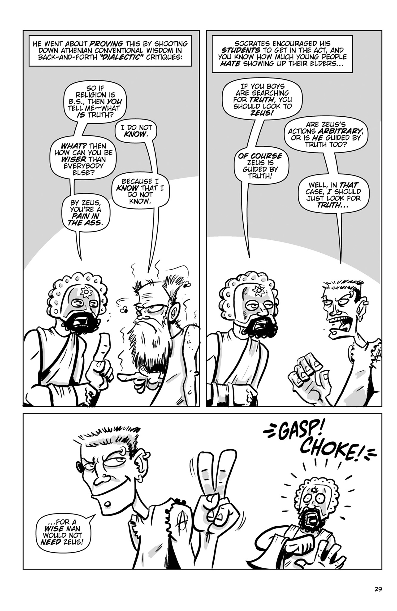 Read online Action Philosophers! comic -  Issue #Action Philosophers! TPB (Part 1) - 29