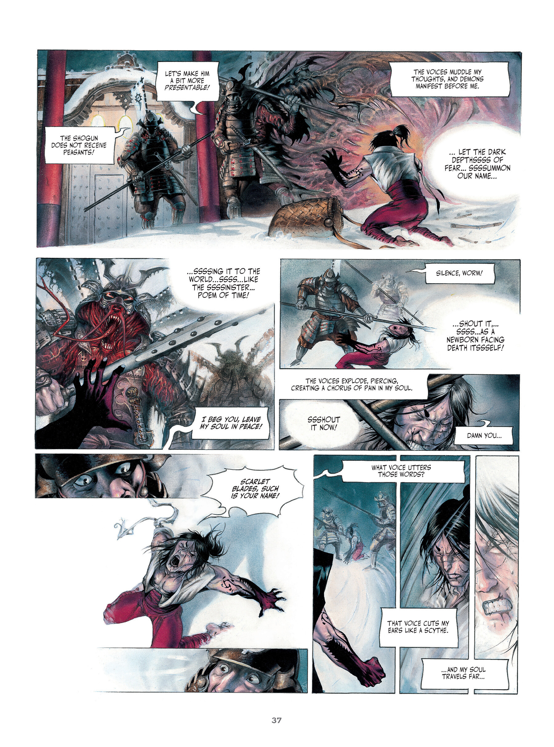 Read online Legends of the Pierced Veil: The Scarlet Blades comic -  Issue # TPB (Part 1) - 37