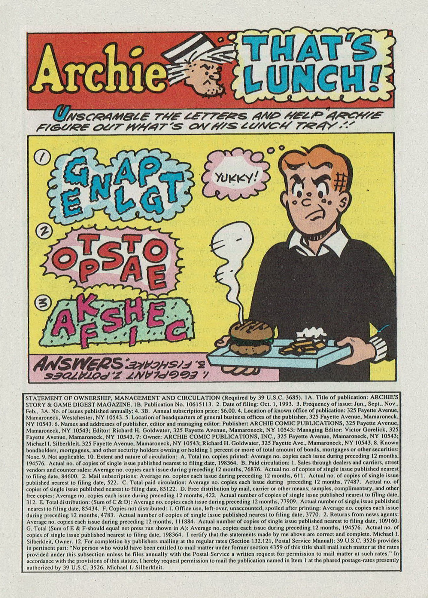 Read online Archie's Story & Game Digest Magazine comic -  Issue #30 - 49