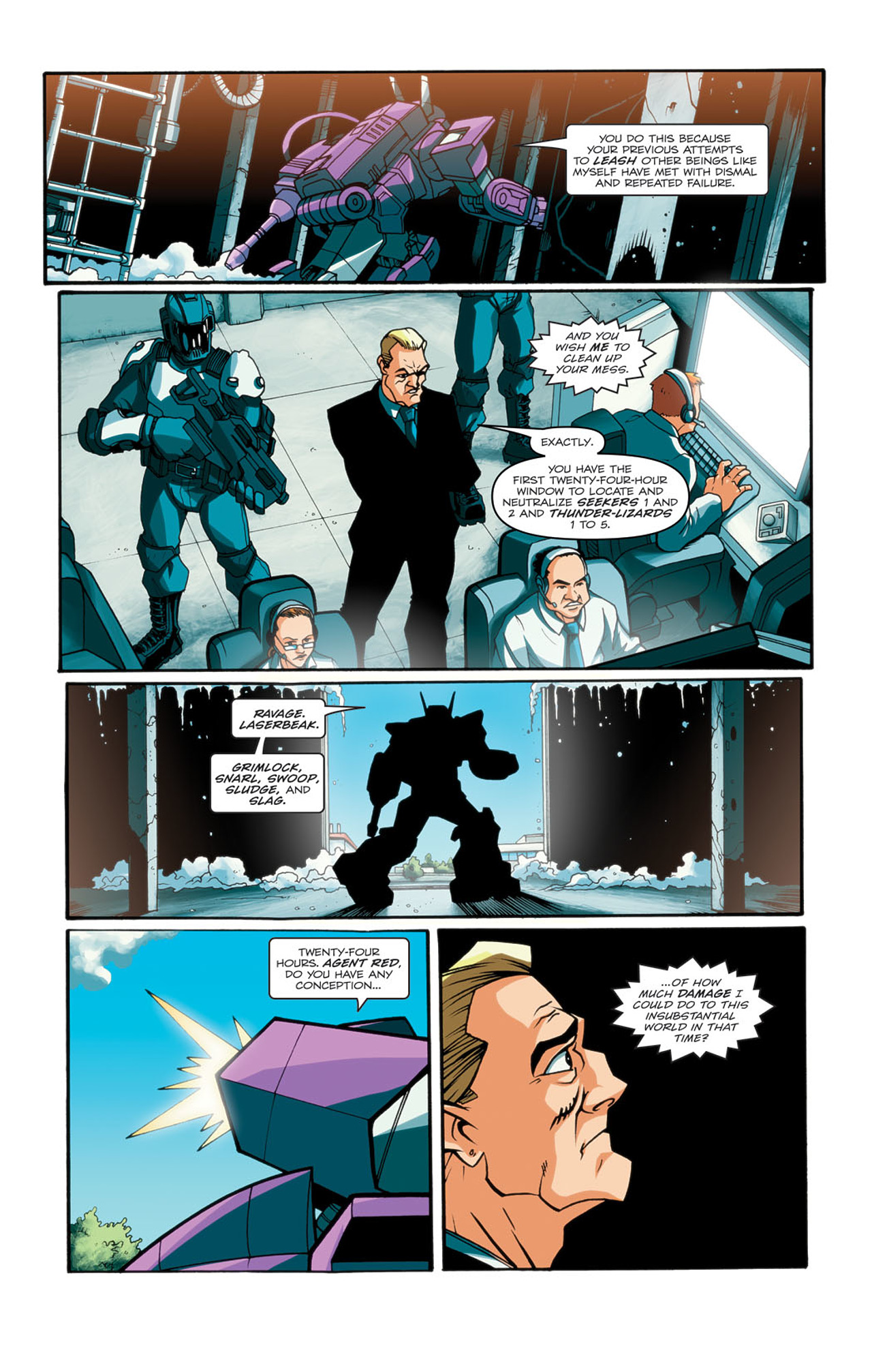 Read online The Transformers: Maximum Dinobots comic -  Issue #3 - 6