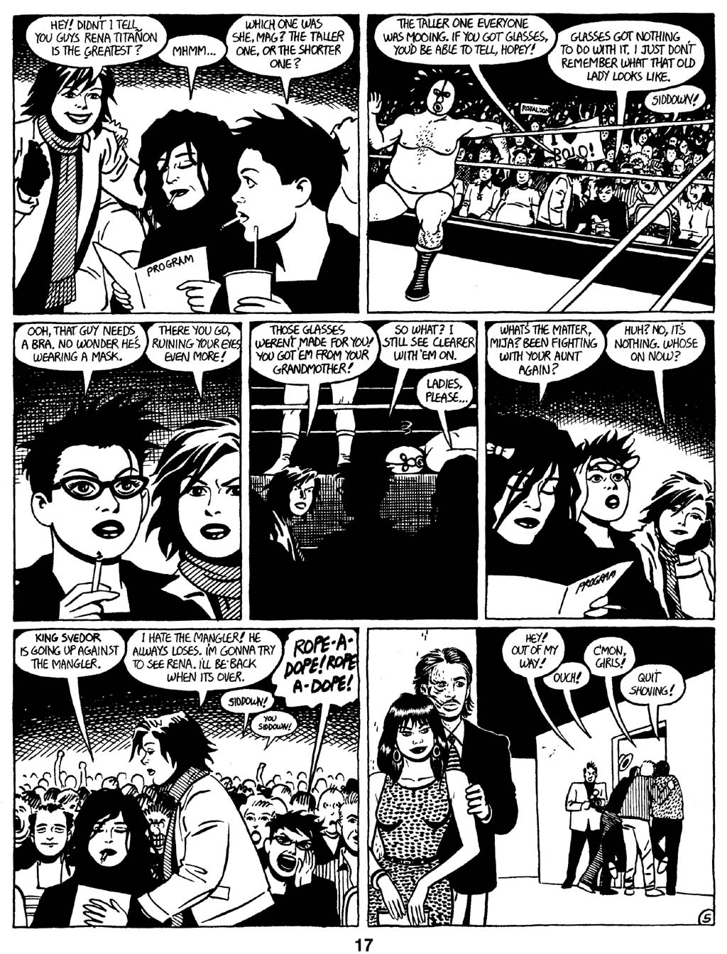 Read online Love and Rockets (1982) comic -  Issue #16 - 19