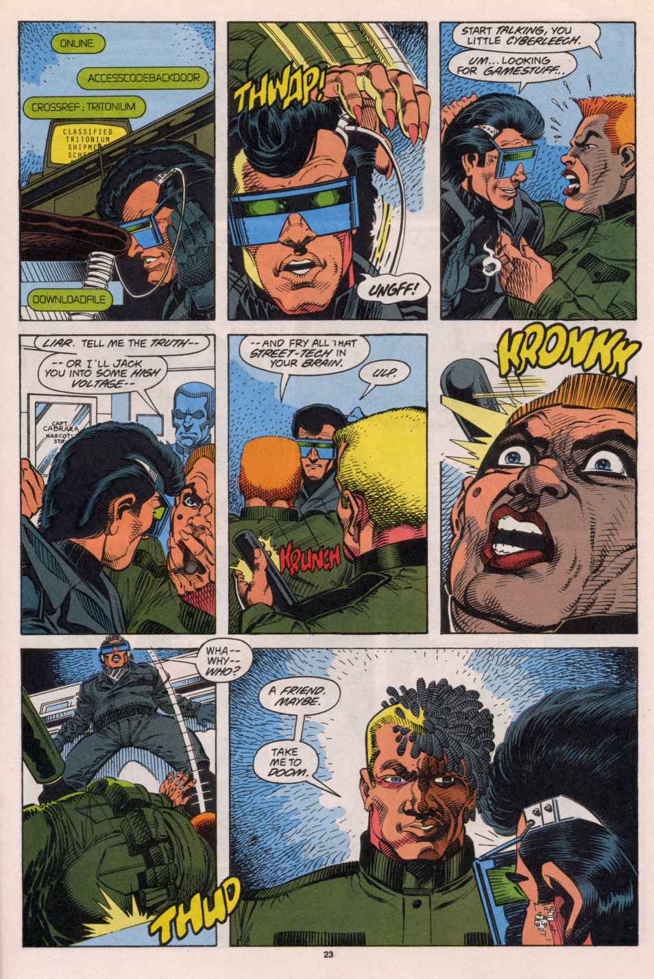 Read online Doom 2099 comic -  Issue #2 - 18