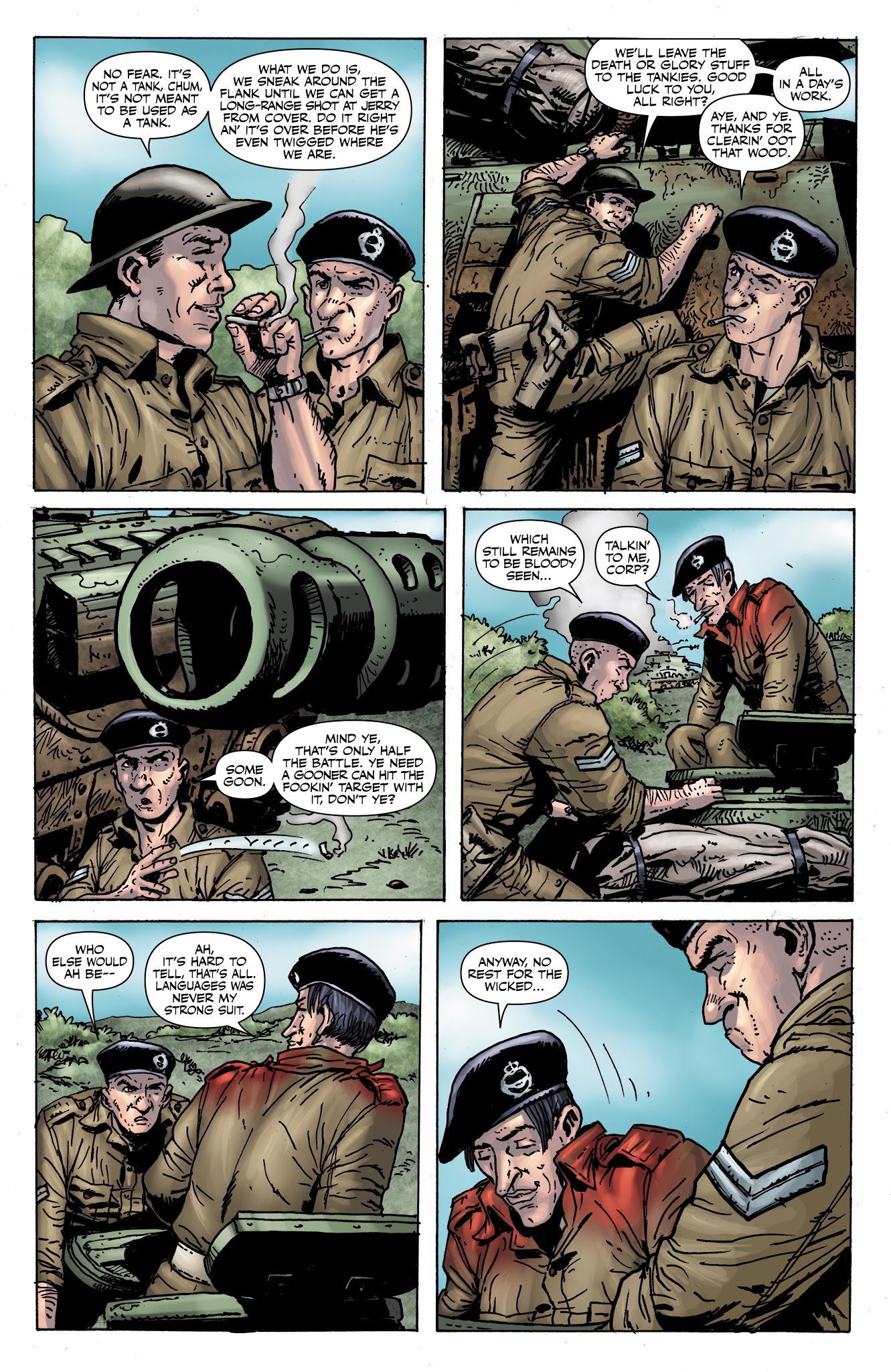Read online Battlefields: The Tankies comic -  Issue # TPB - 37