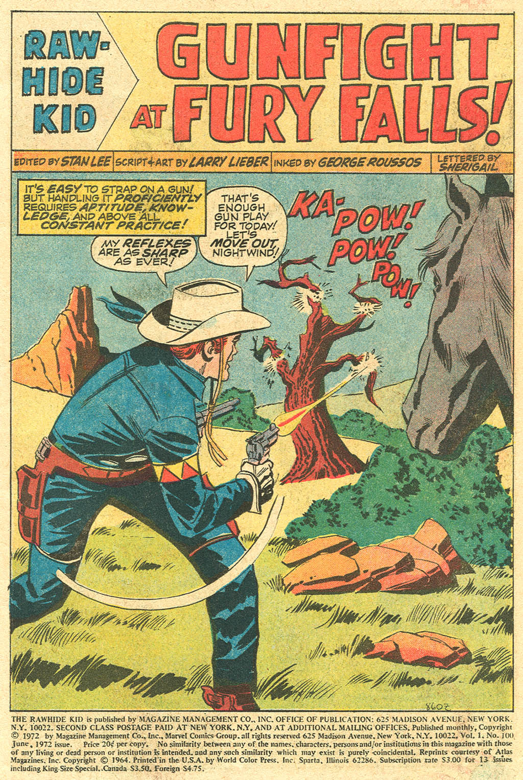 Read online The Rawhide Kid comic -  Issue #100 - 3