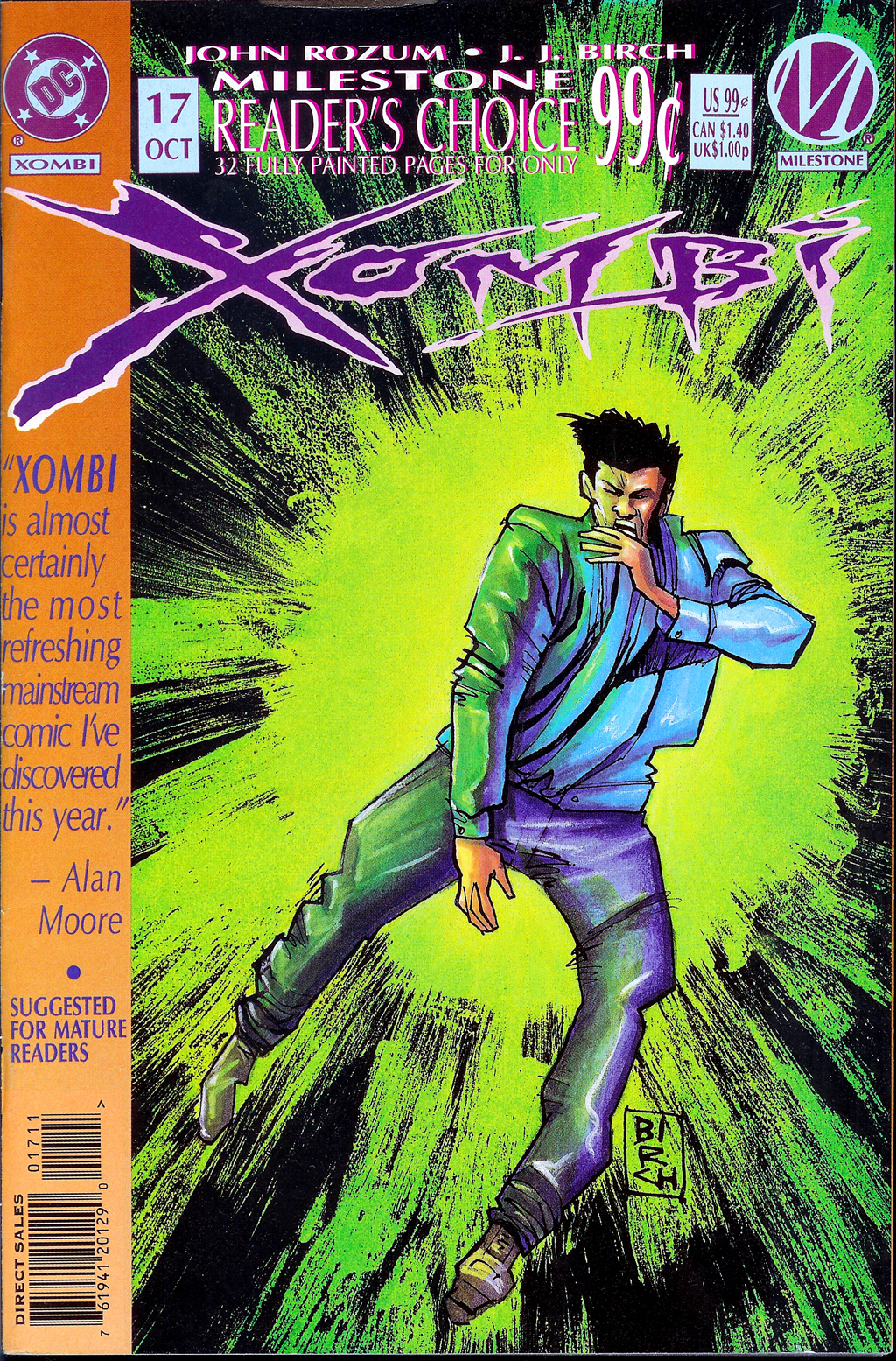 Read online Xombi (1994) comic -  Issue #17 - 1