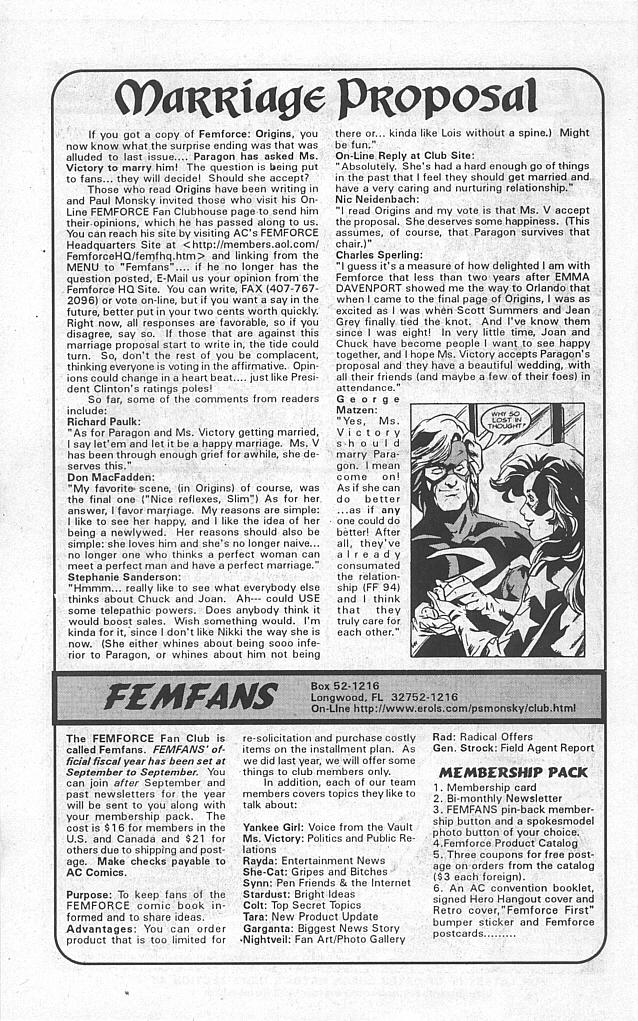 Read online Femforce comic -  Issue #107 - 16