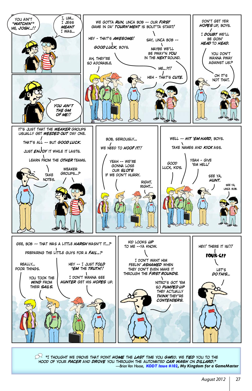 Read online Knights of the Dinner Table comic -  Issue #190 - 29