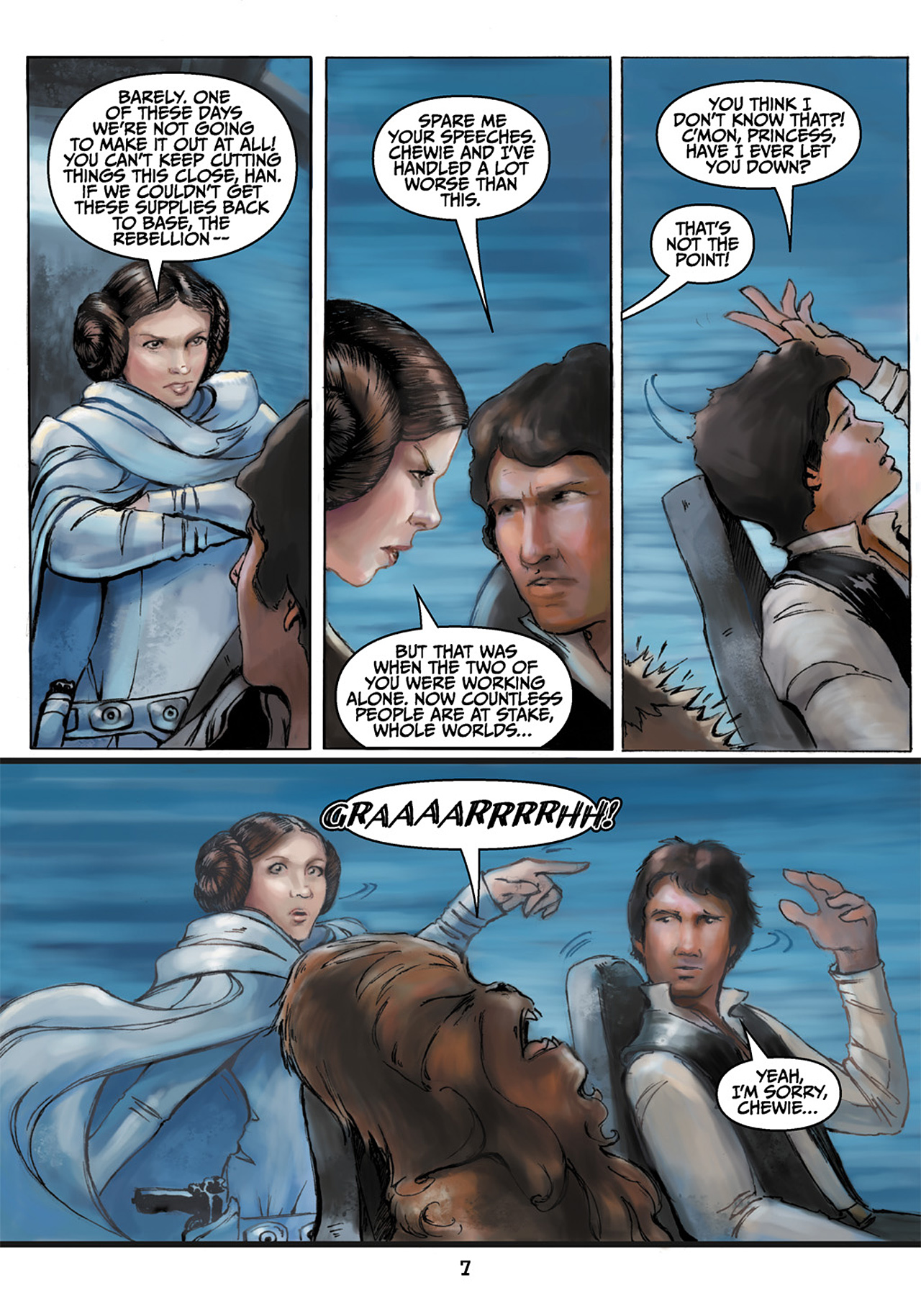 Read online Star Wars Adventures comic -  Issue # Issue Chewbacca and the Slavers of the Shadowlands - 8