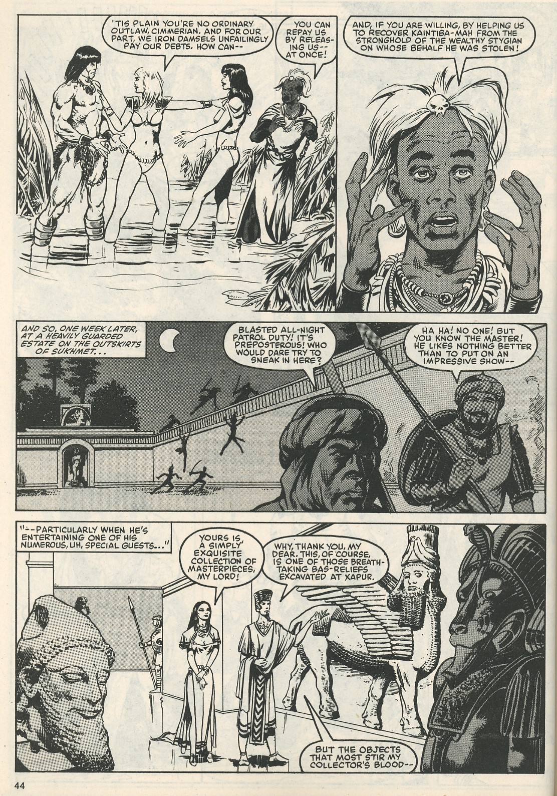 Read online The Savage Sword Of Conan comic -  Issue #111 - 46