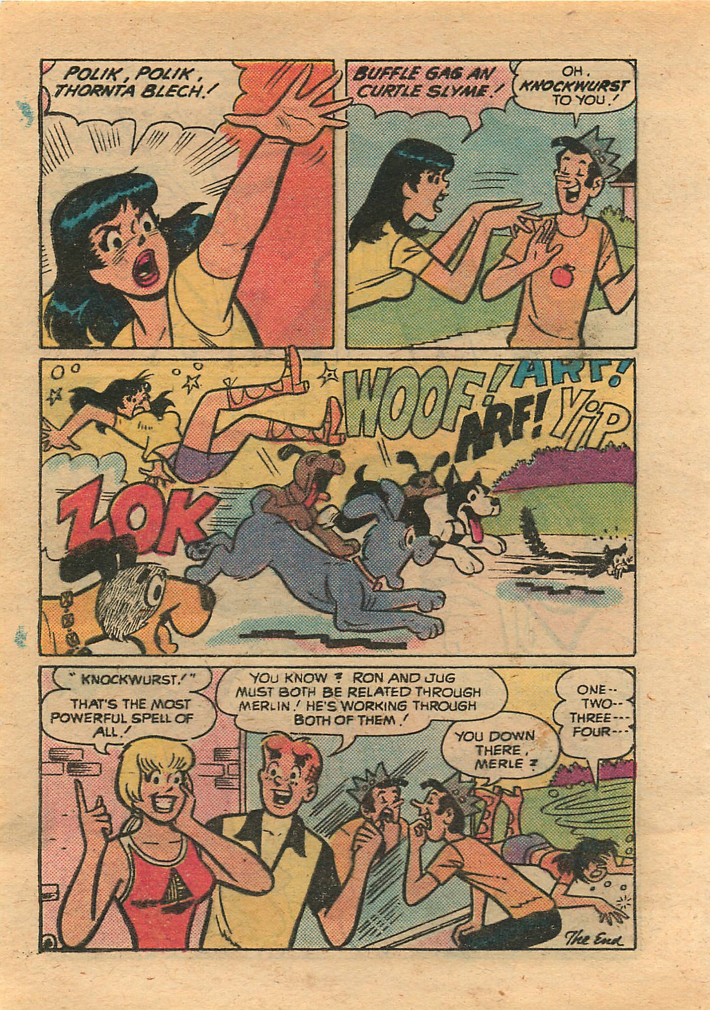 Read online Archie...Archie Andrews, Where Are You? Digest Magazine comic -  Issue #19 - 88