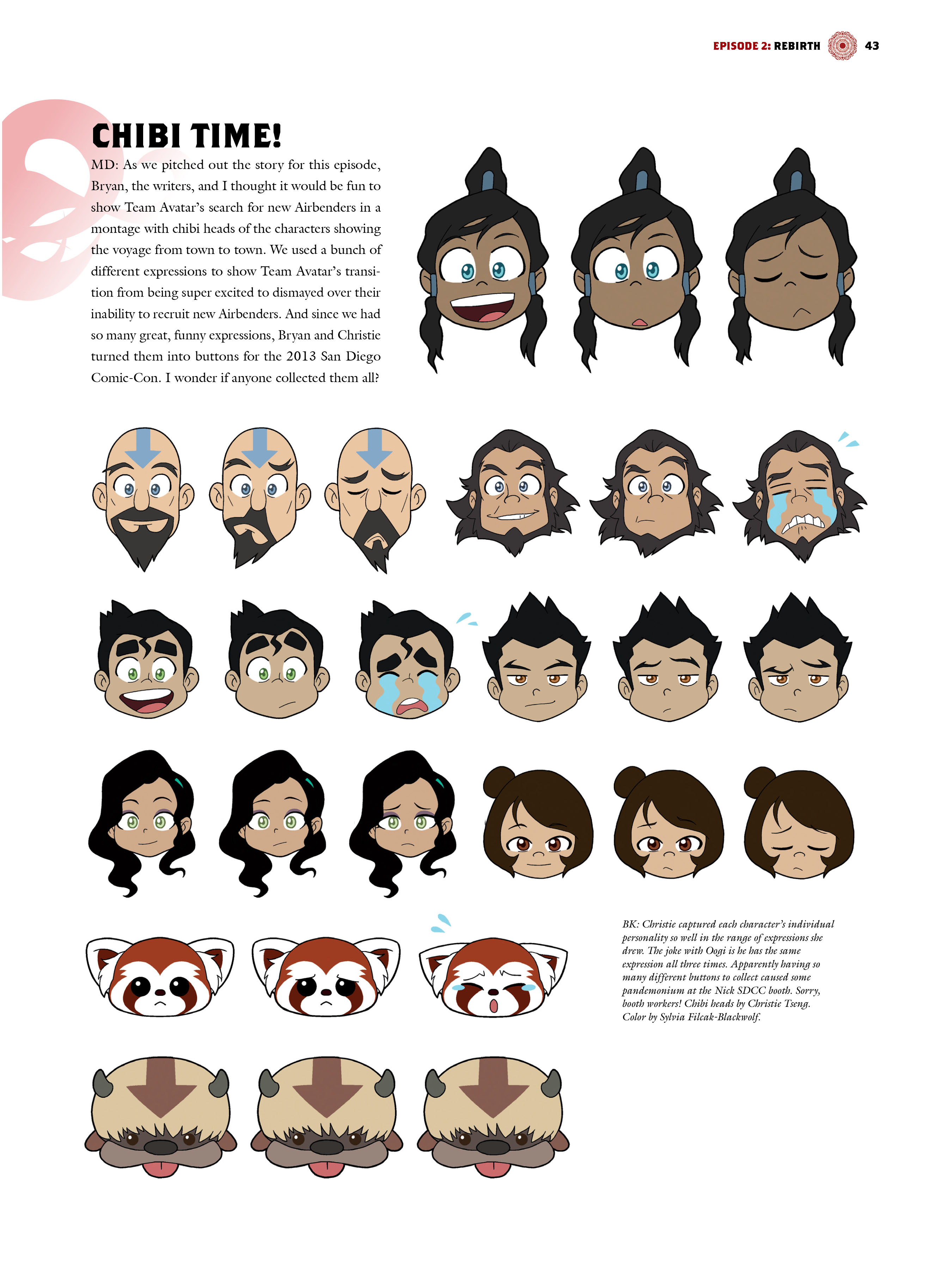 Read online The Legend of Korra: The Art of the Animated Series comic -  Issue # TPB 3 - 44