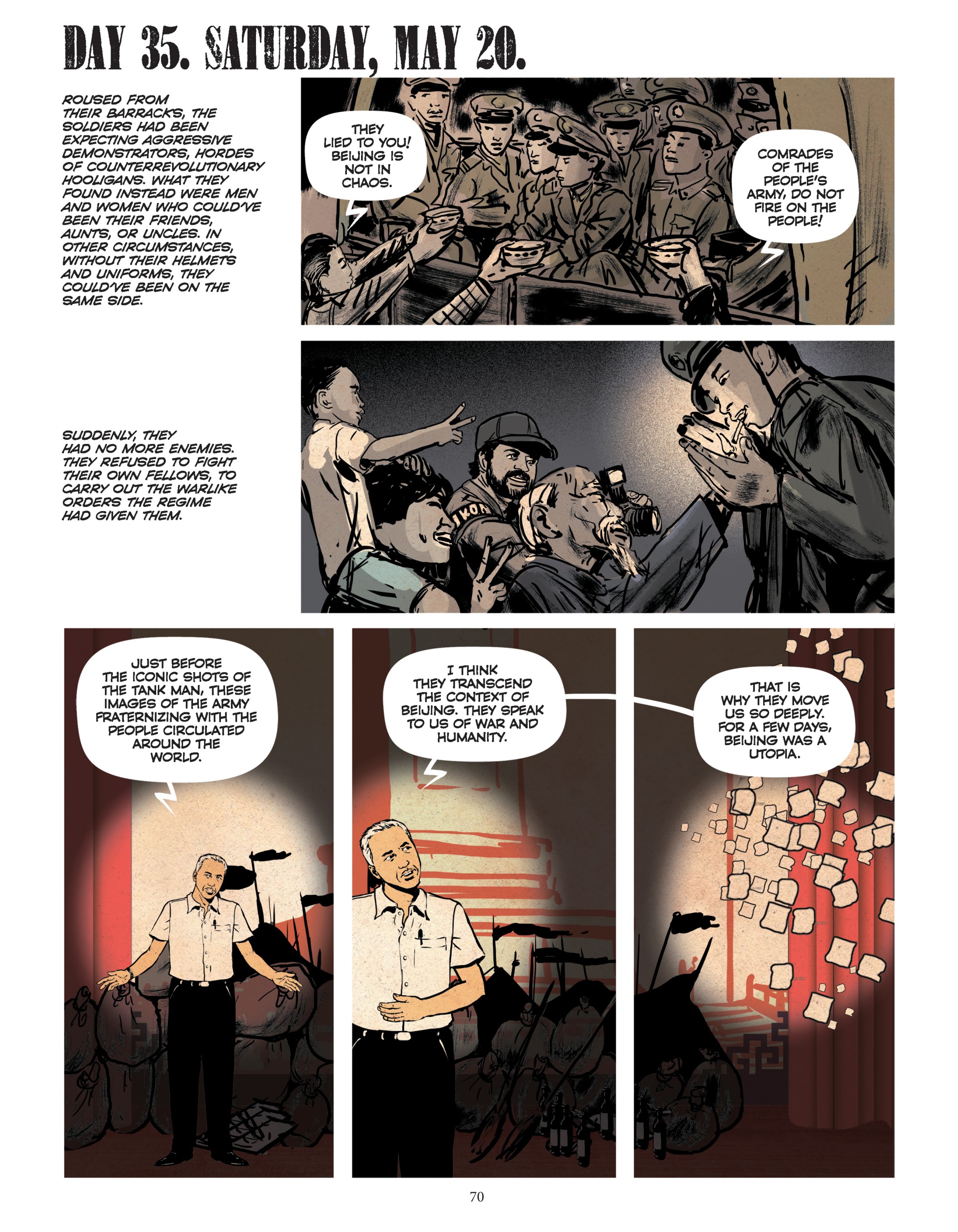 Read online Tiananmen 1989: Our Shattered Hopes comic -  Issue # TPB - 73