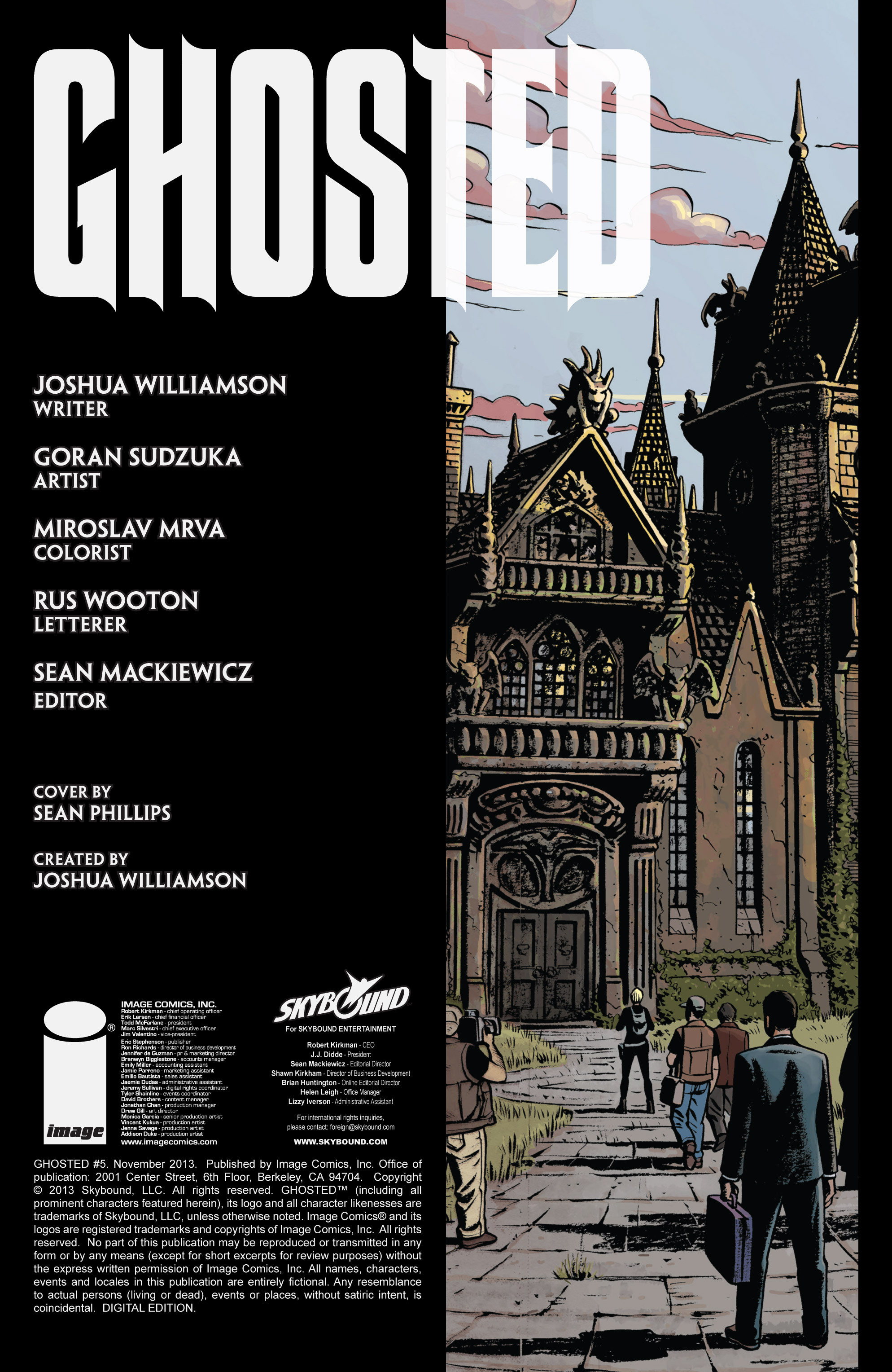 Read online Ghosted comic -  Issue #5 - 2