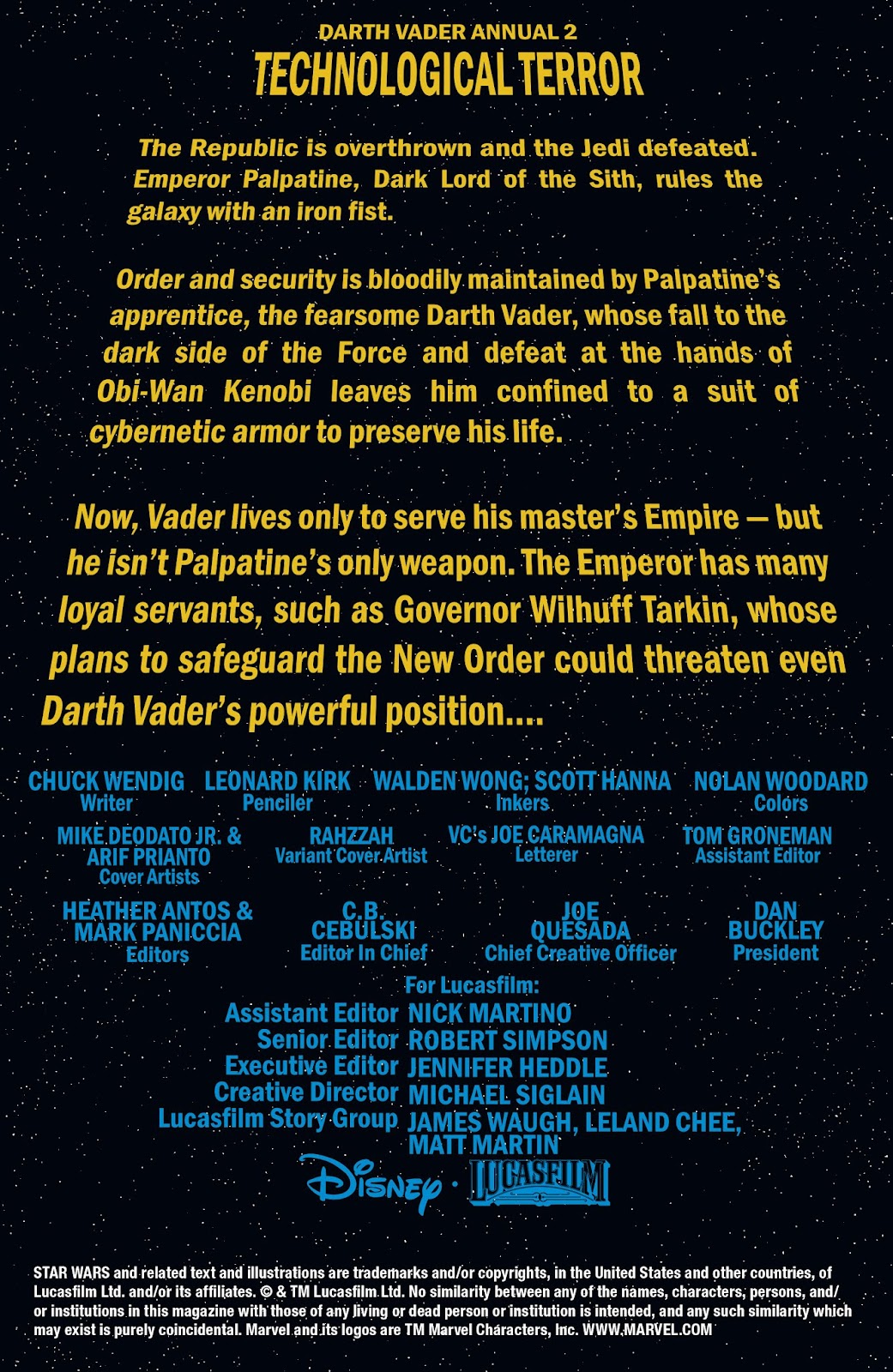 Darth Vader (2017) issue Annual 2 - Page 2