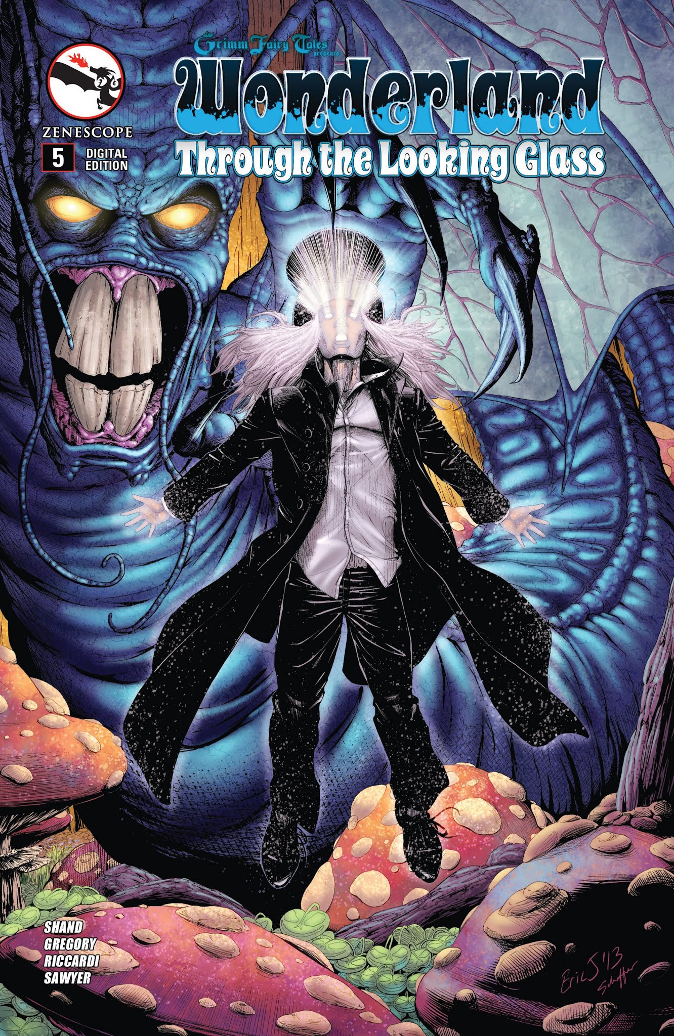 Read online Grimm Fairy Tales presents Wonderland: Through the Looking Glass comic -  Issue #5 - 1
