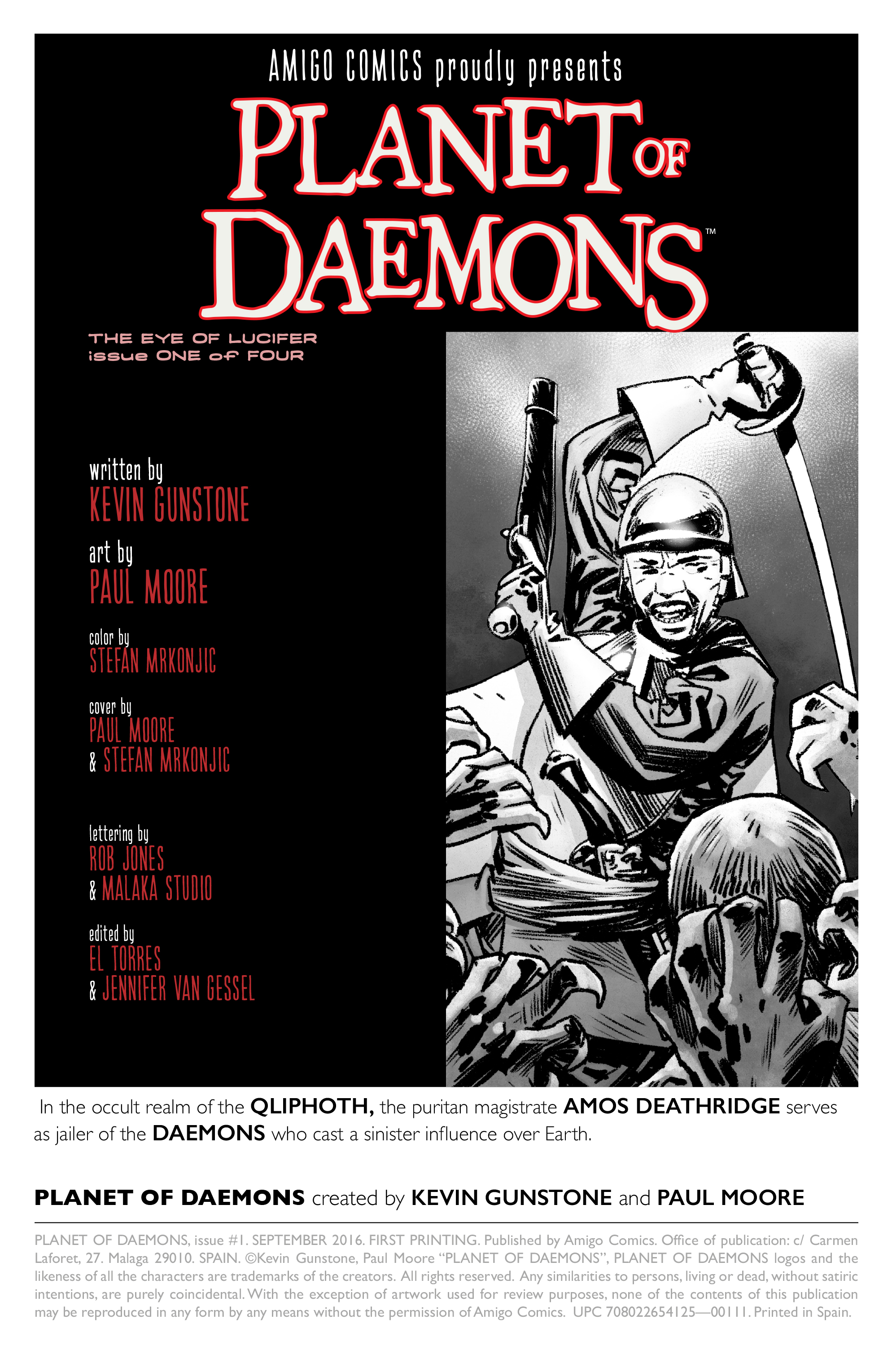 Read online Planet of Daemons comic -  Issue #1 - 2