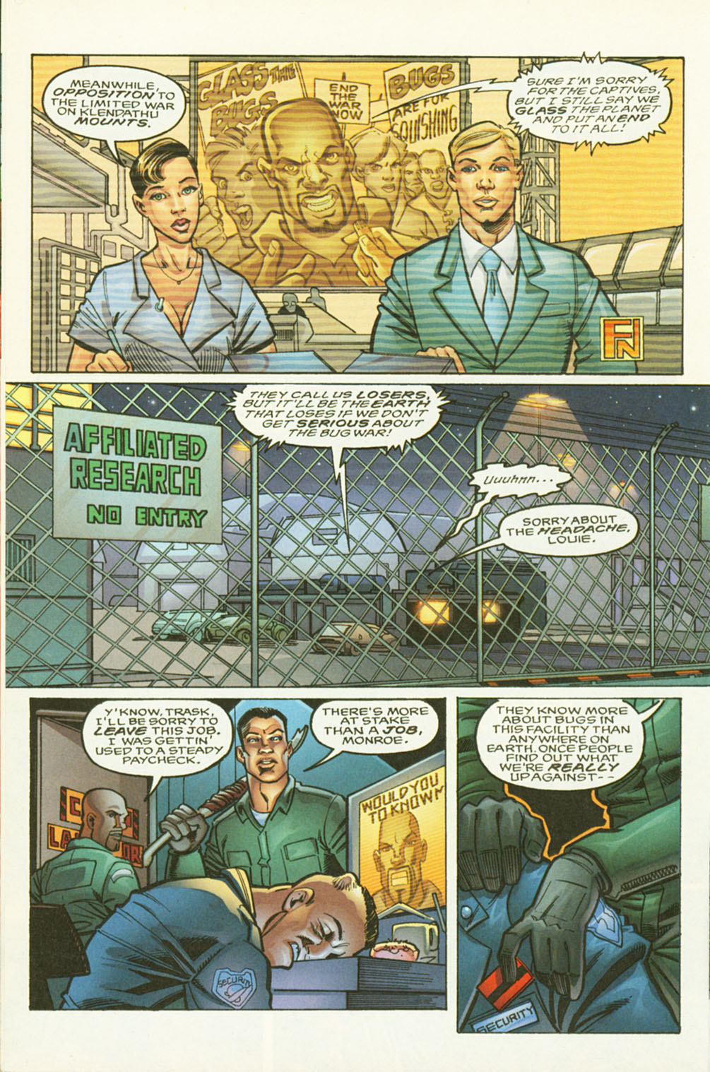 Read online Starship Troopers: Dominant Species comic -  Issue #2 - 14