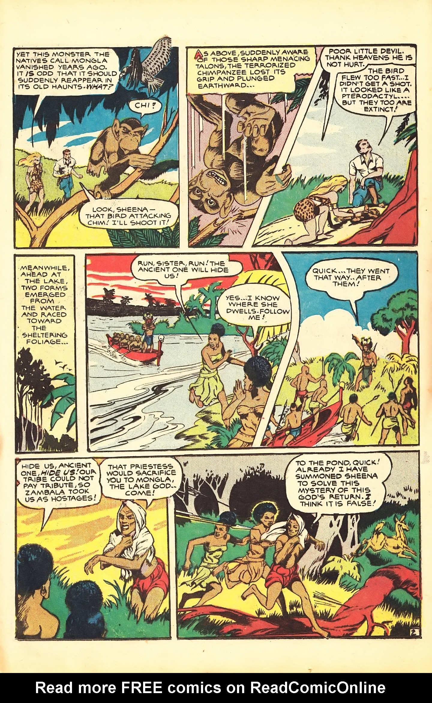 Read online Sheena, Queen of the Jungle (1942) comic -  Issue #7 - 35