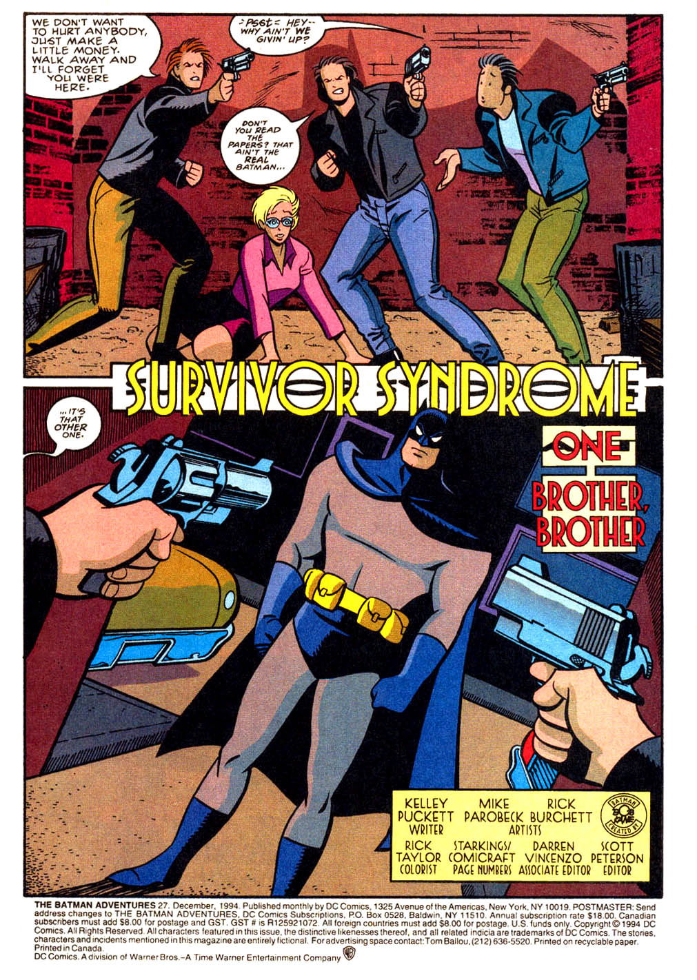 Read online The Batman Adventures comic -  Issue #27 - 2