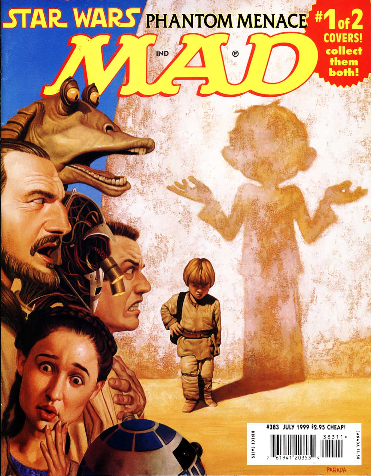 Read online MAD comic -  Issue #383 - 1