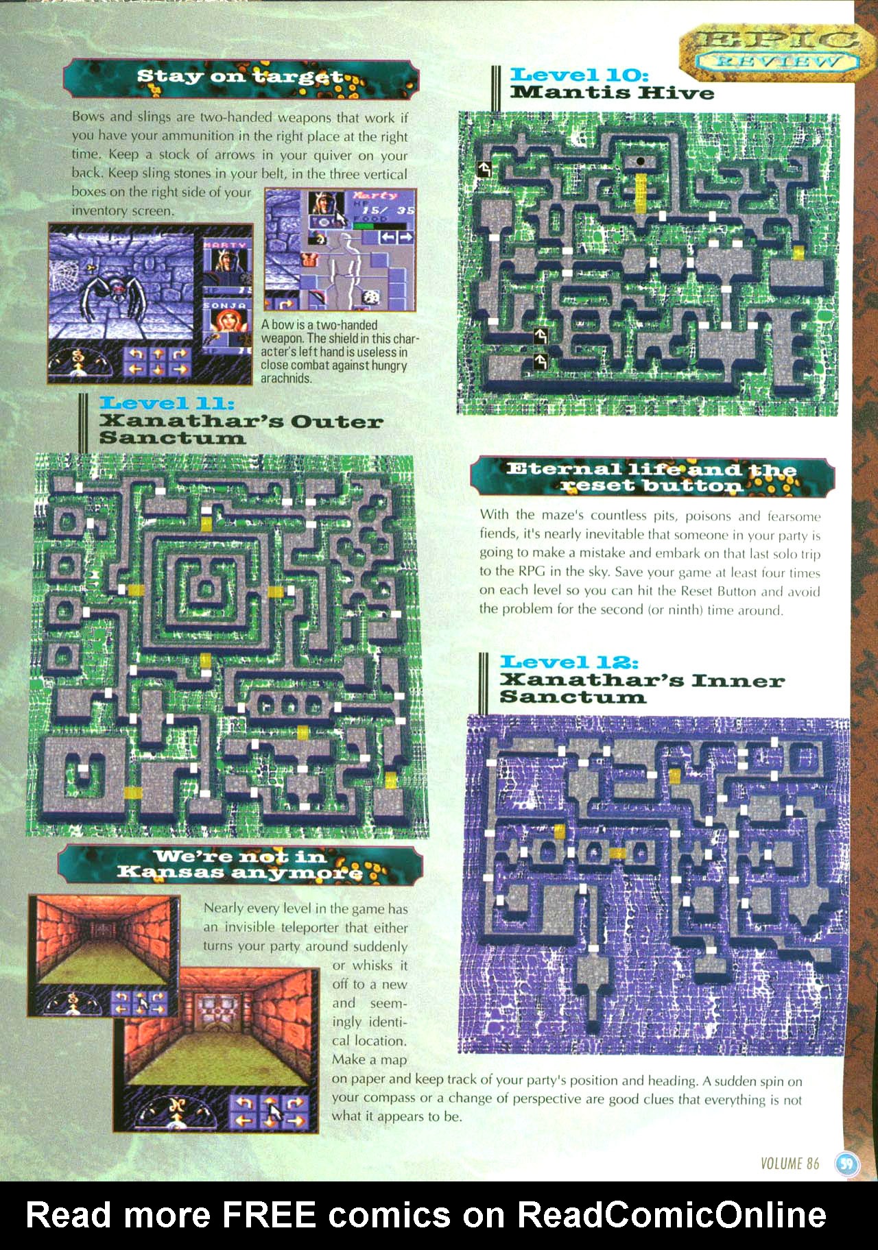Read online Nintendo Power comic -  Issue #86 - 62