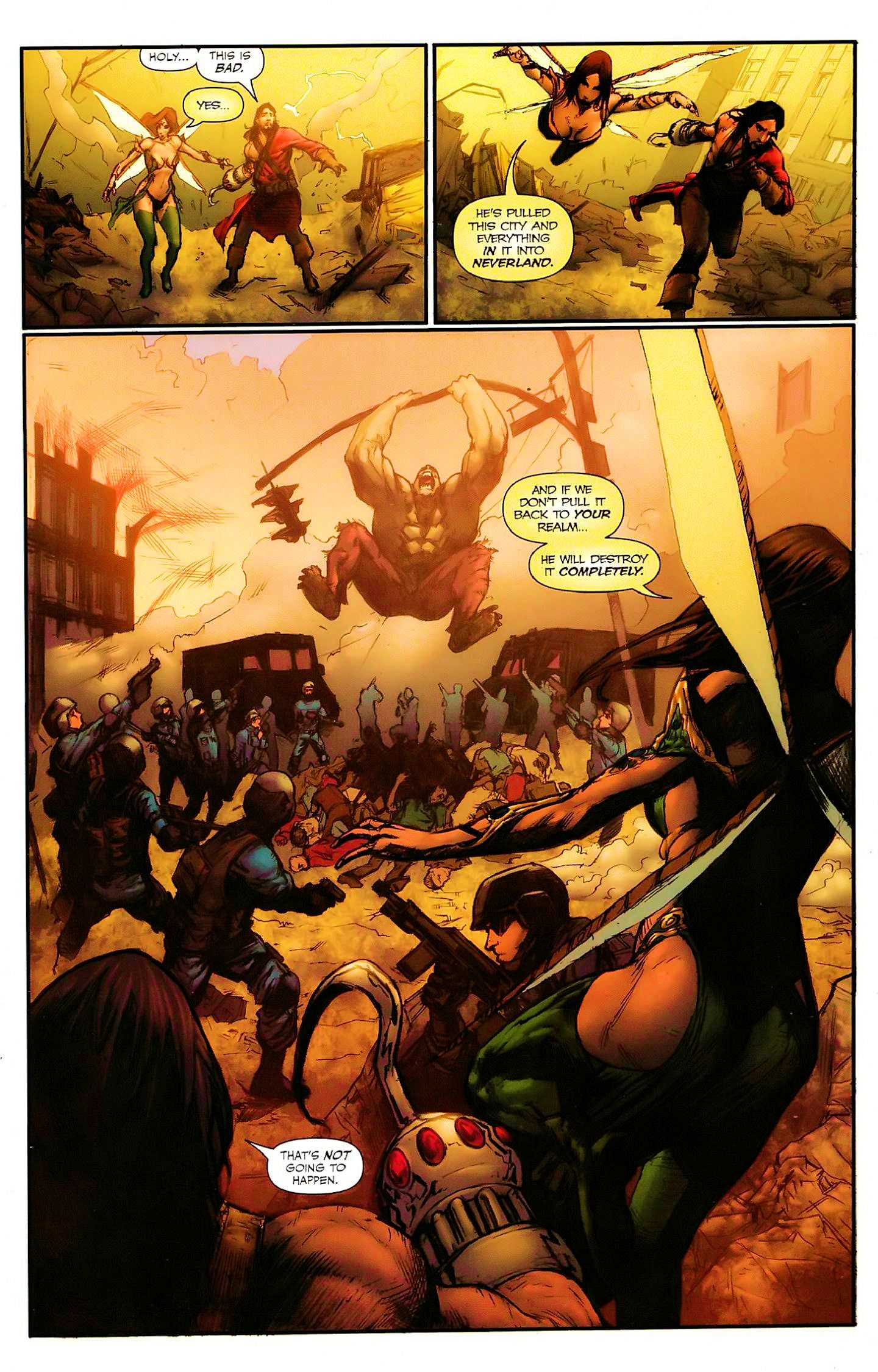 Read online Grimm Fairy Tales: Neverland Hook comic -  Issue #5 - 11