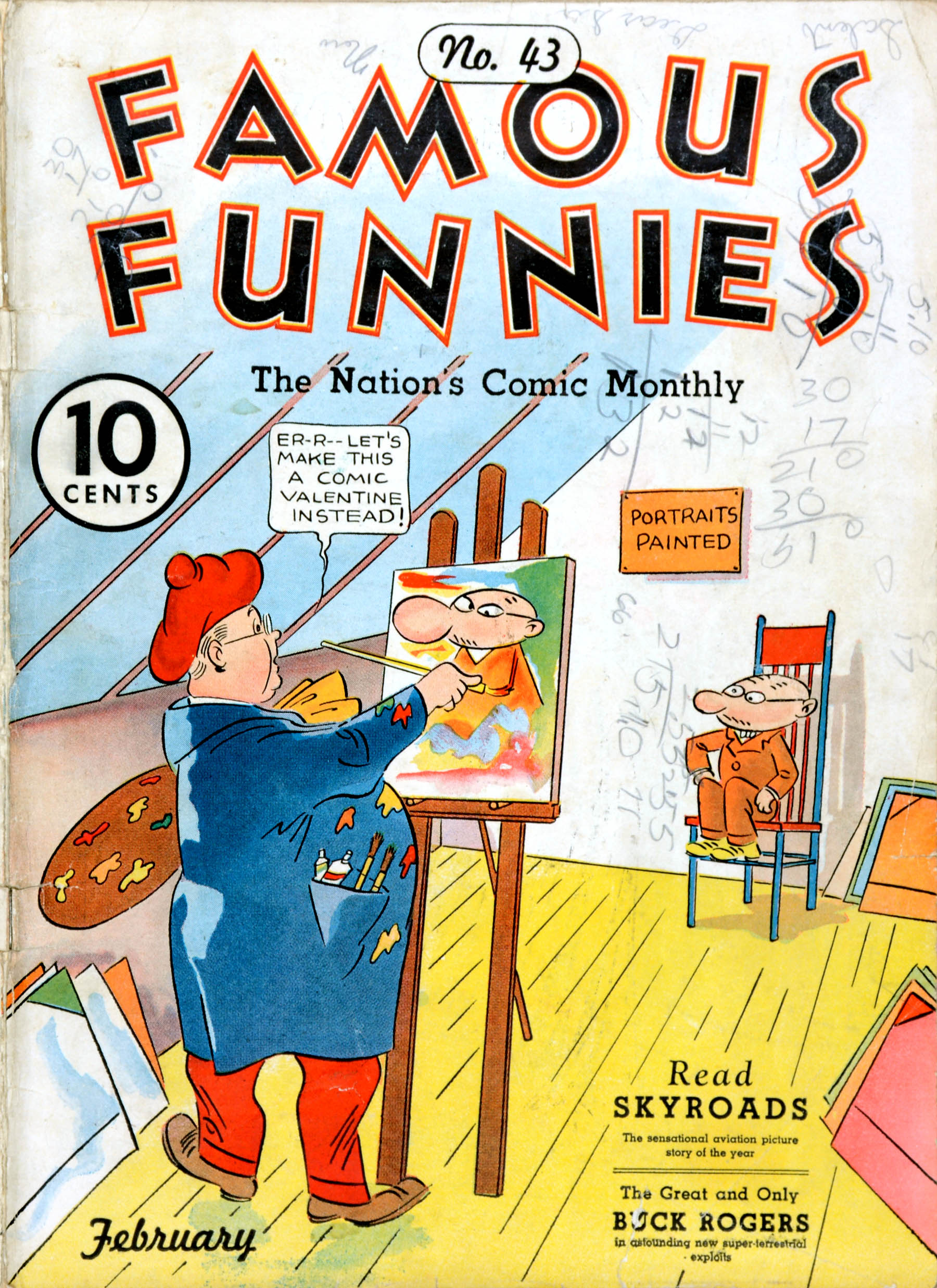 Read online Famous Funnies comic -  Issue #43 - 1