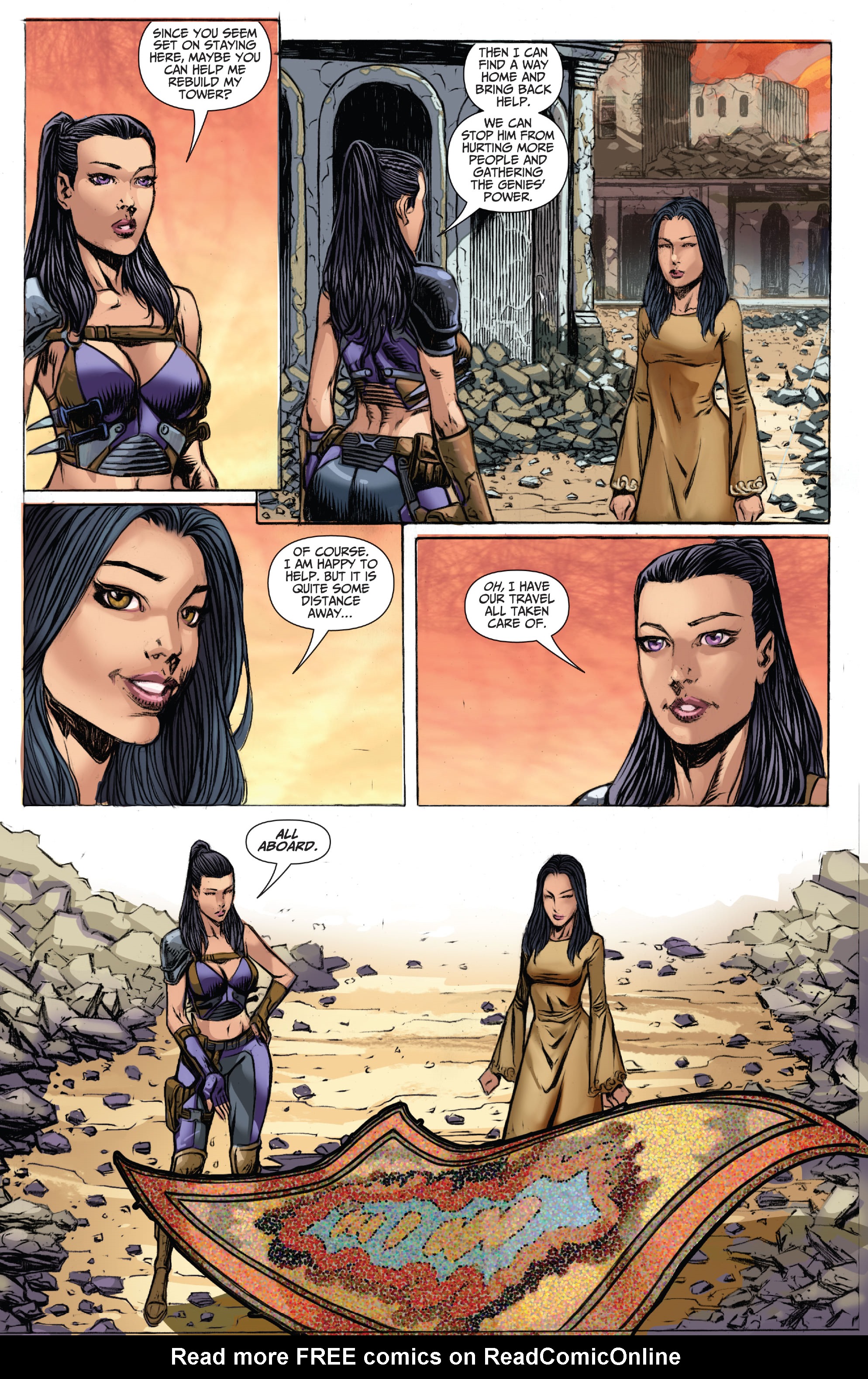 Read online Myths & Legends Quarterly: Jasmine comic -  Issue # Full - 37