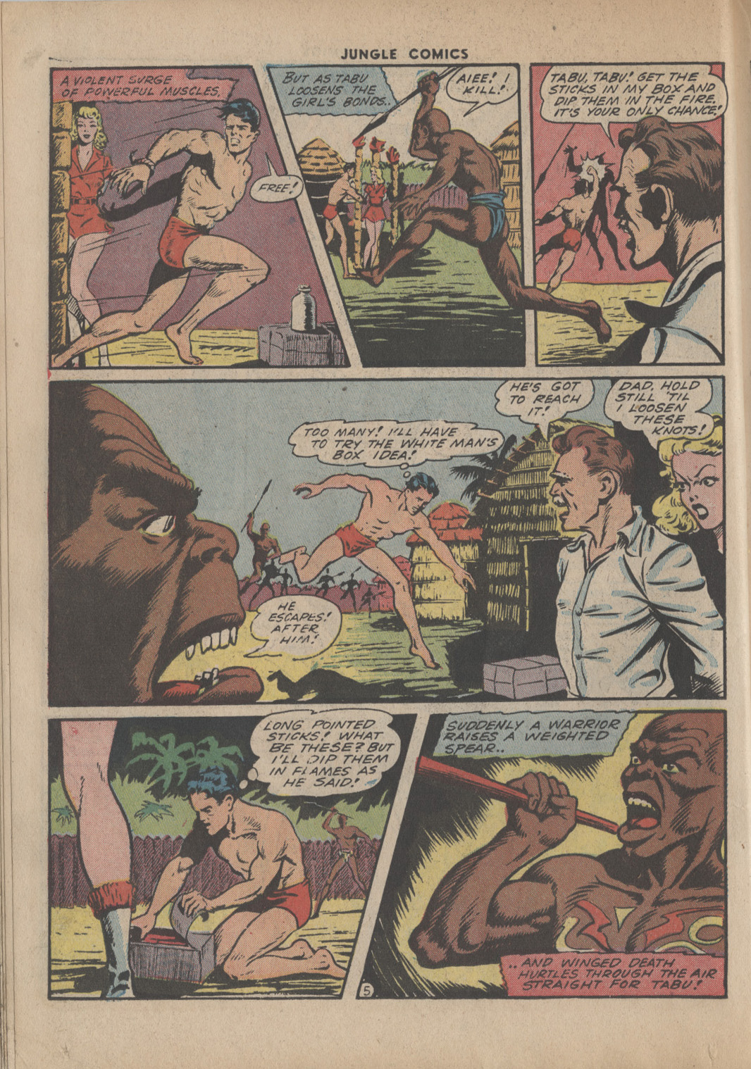 Read online Jungle Comics comic -  Issue #49 - 24