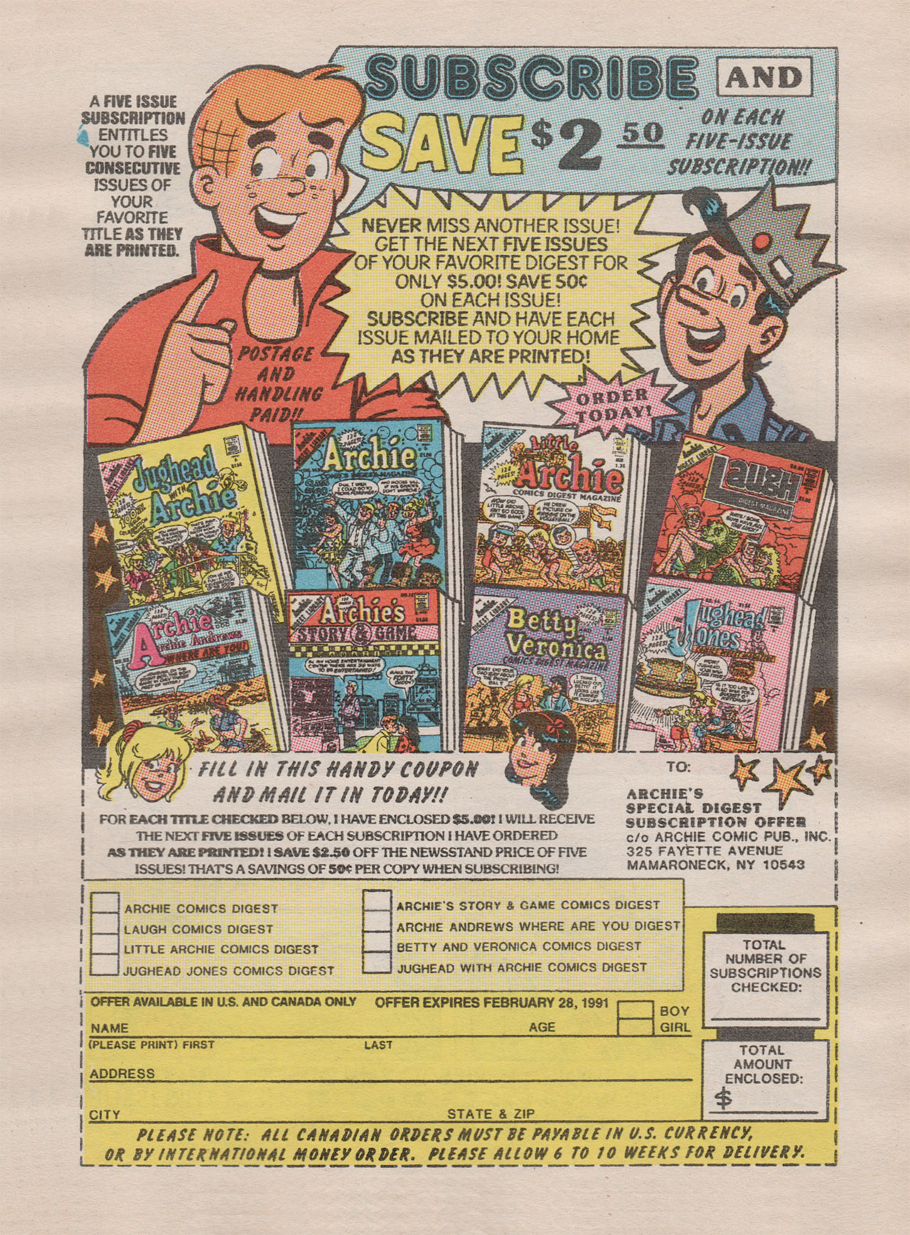 Read online Jughead with Archie Digest Magazine comic -  Issue #101 - 106