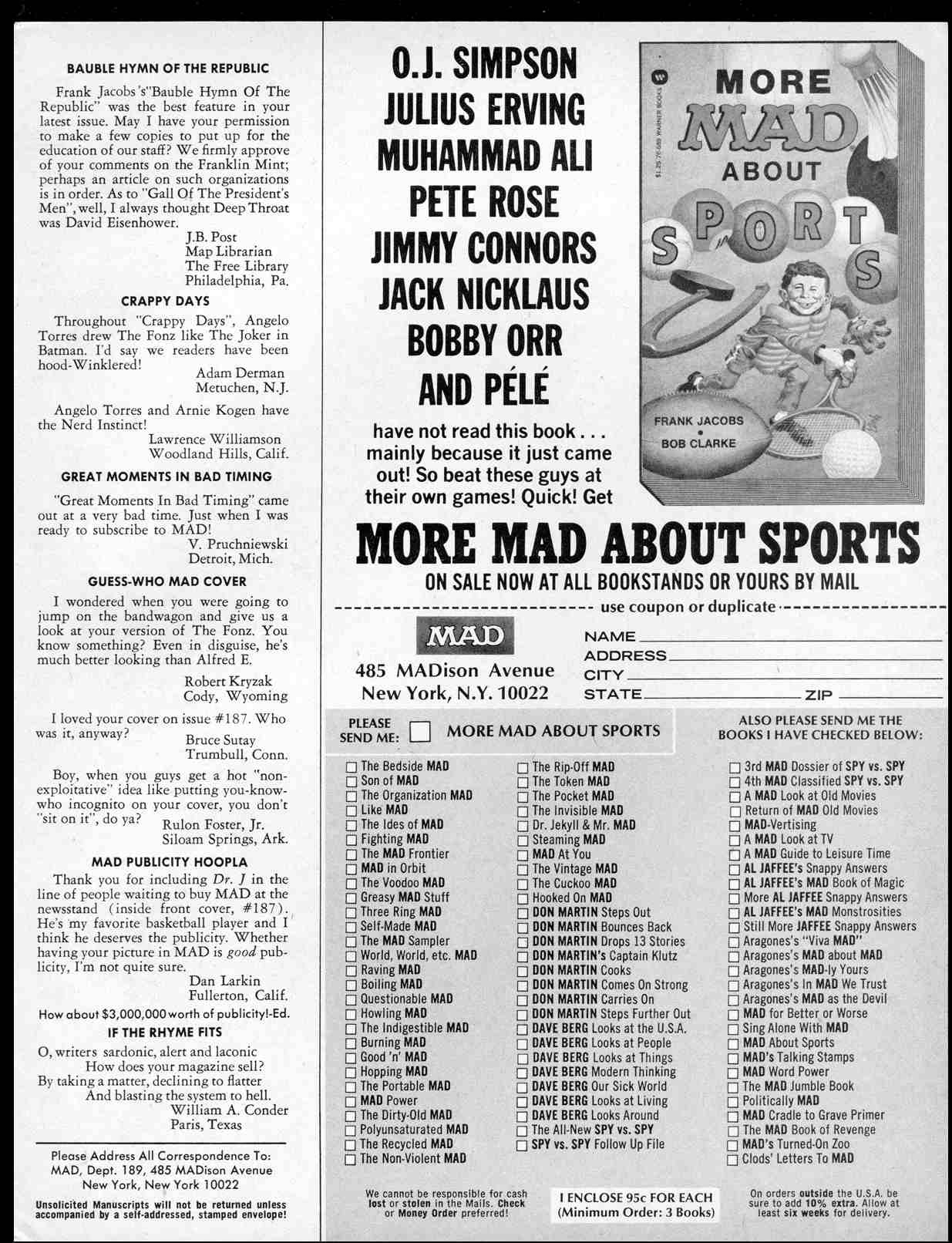 Read online MAD comic -  Issue #189 - 5