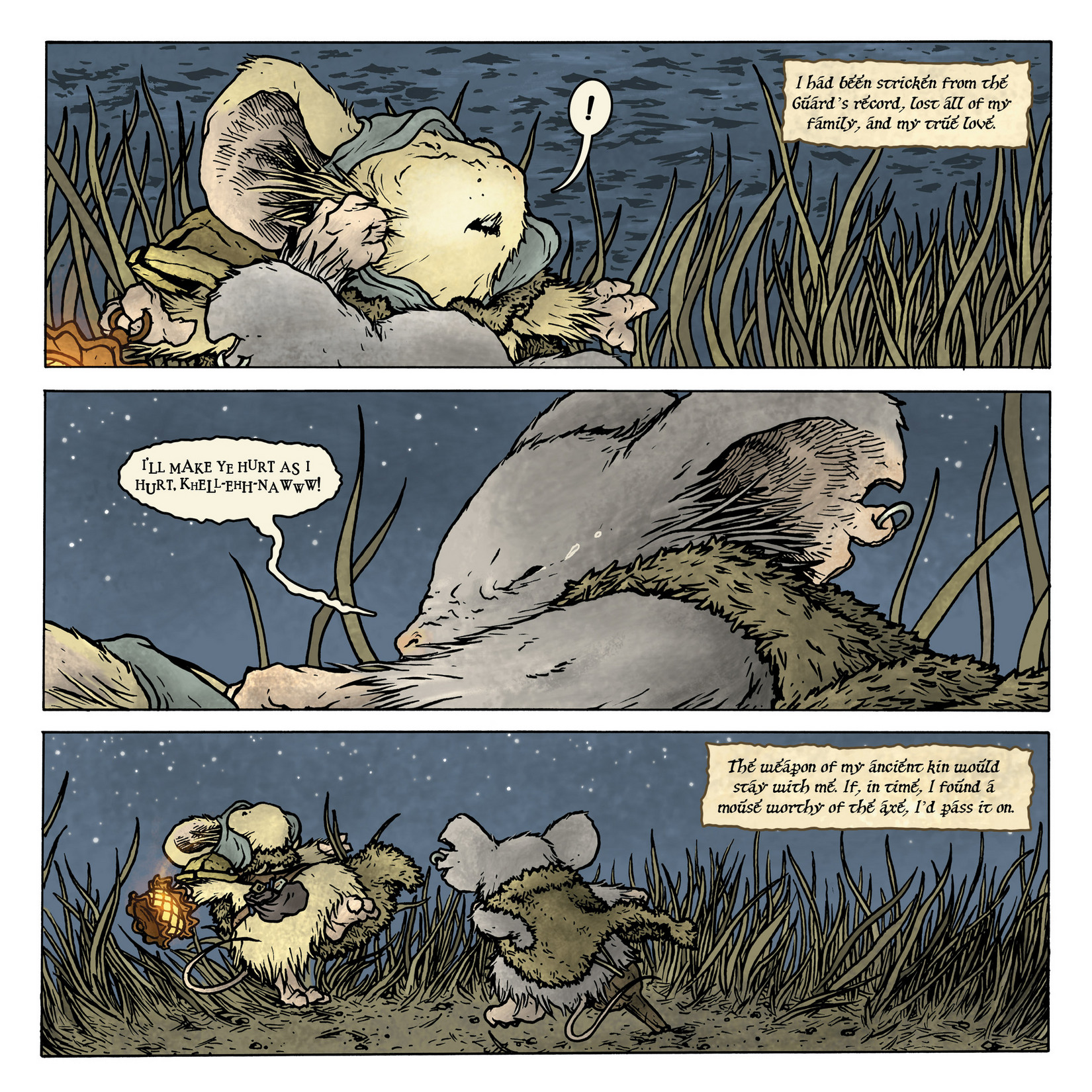Read online Mouse Guard: The Black Axe comic -  Issue #6 - 22