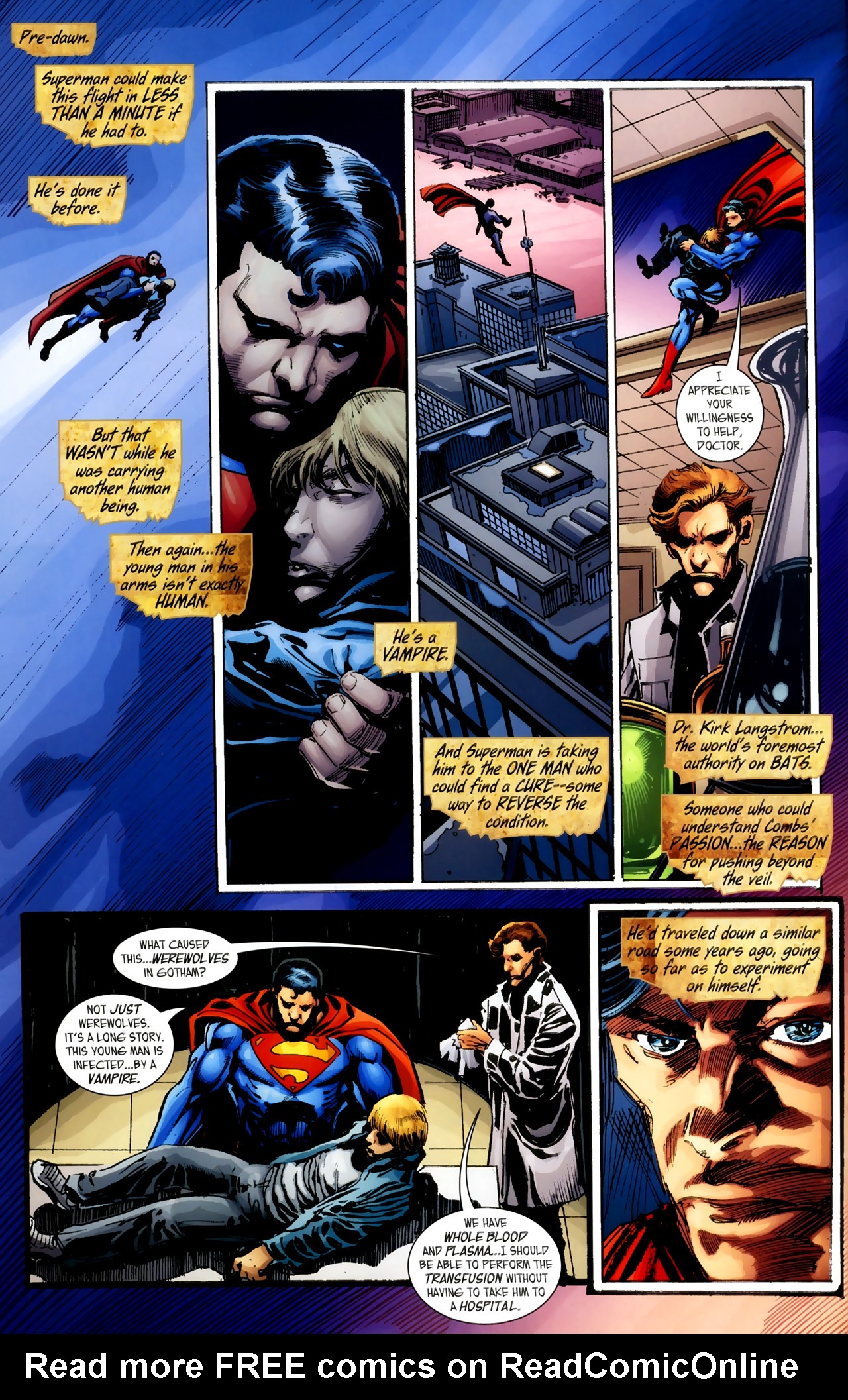 Read online Superman and Batman vs. Vampires and Werewolves comic -  Issue #5 - 7