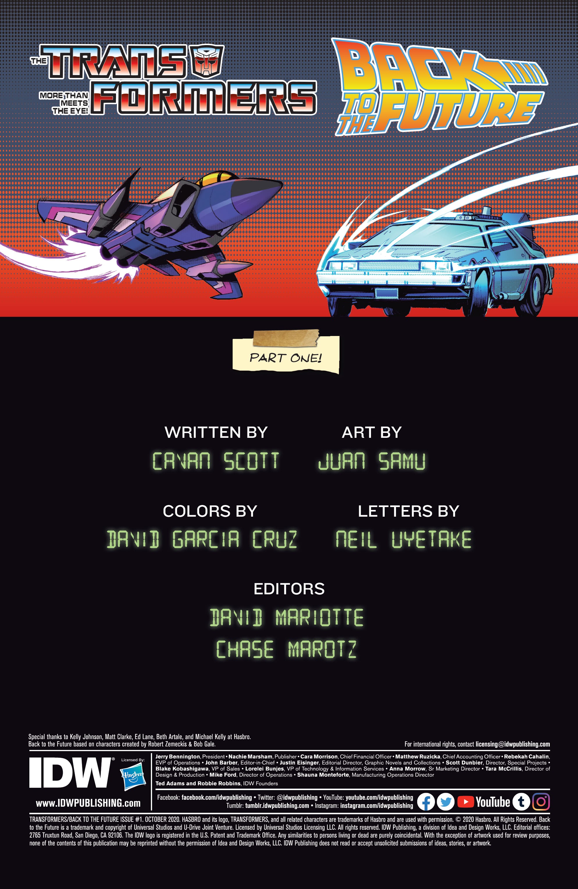 Read online Transformers: Back to the Future comic -  Issue #1 - 2