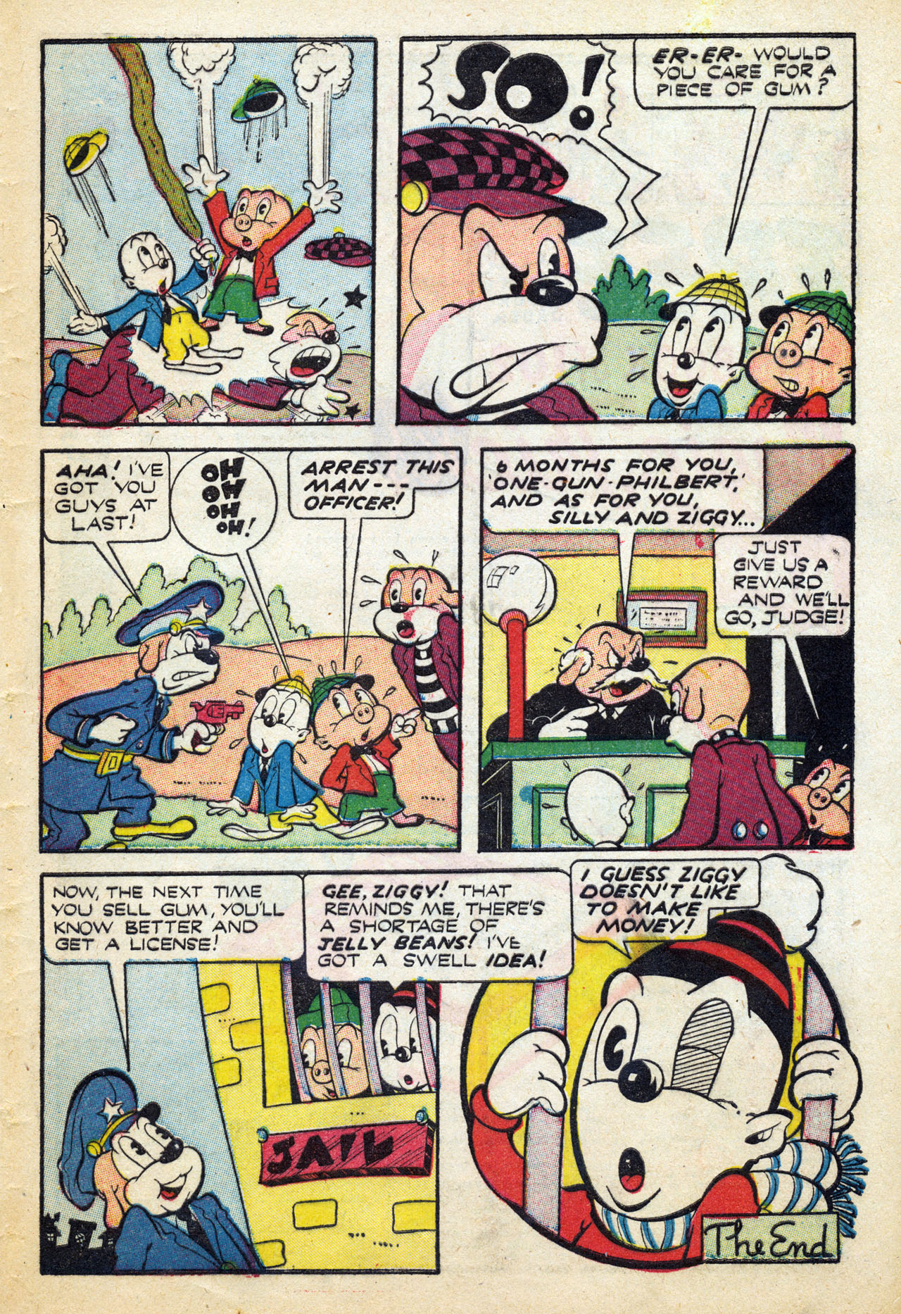 Read online Ziggy Pig-Silly Seal Comics (1944) comic -  Issue #3 - 33