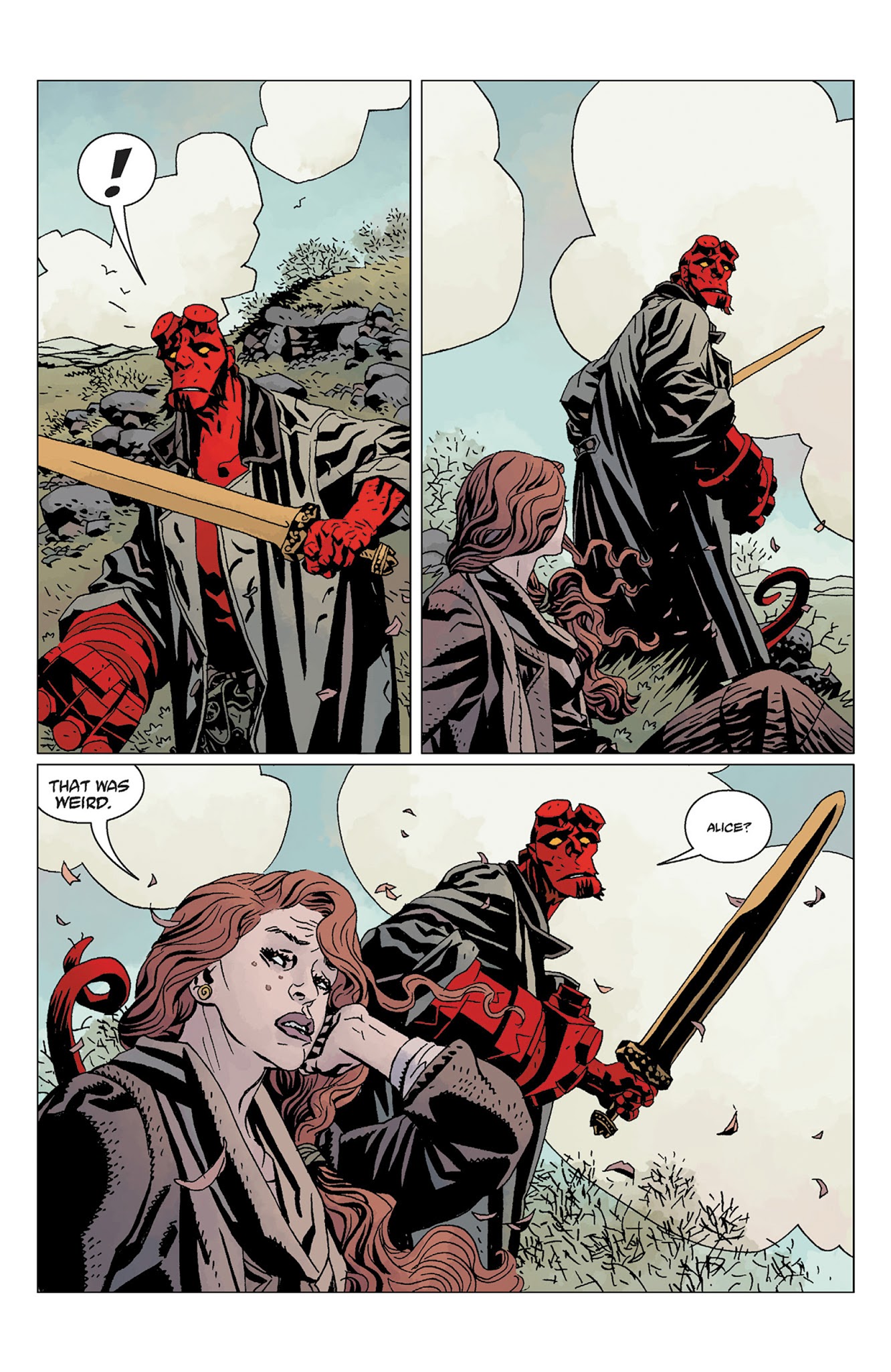 Read online Hellboy: The Wild Hunt comic -  Issue # TPB - 167