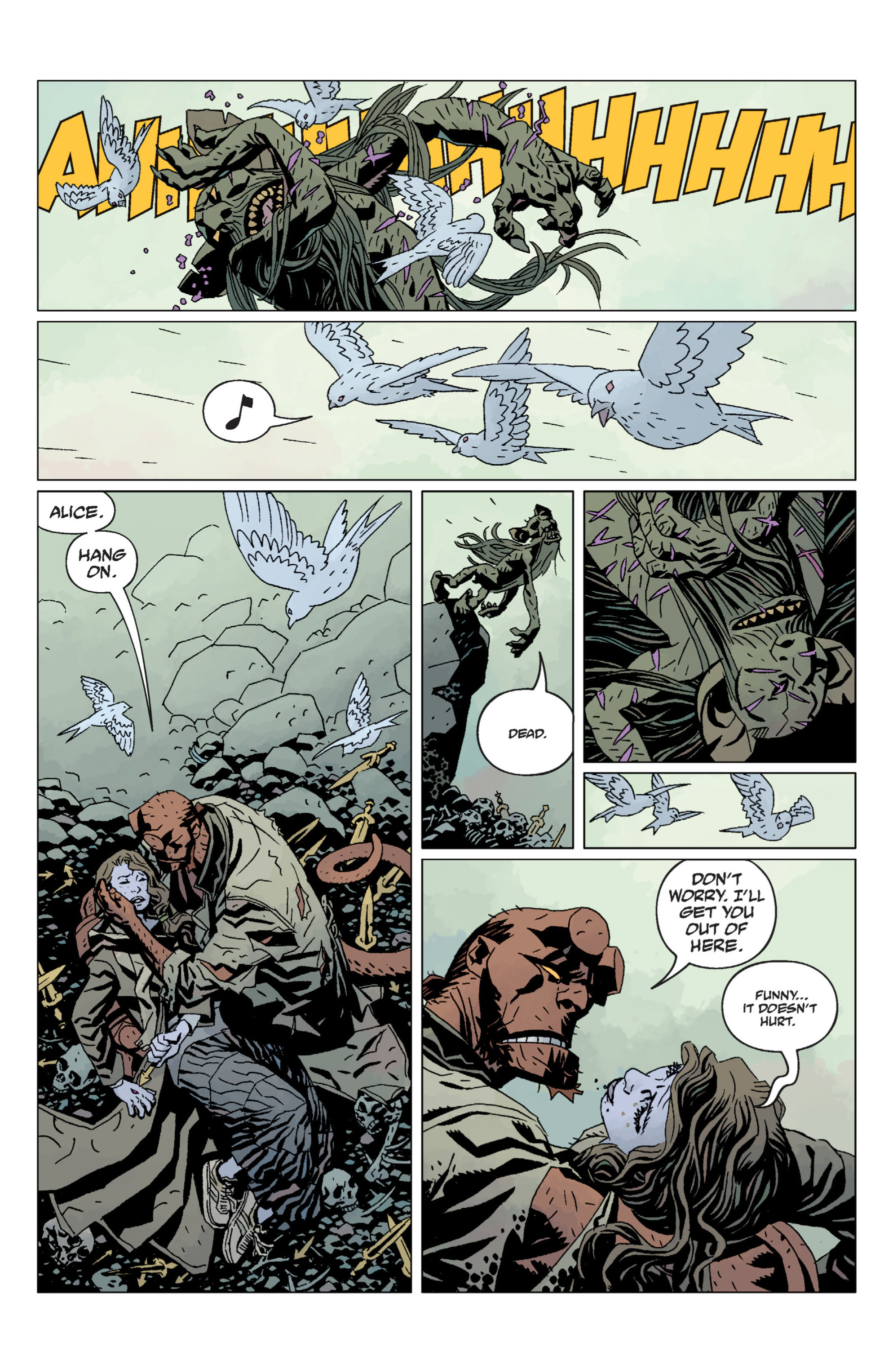 Read online Hellboy comic -  Issue #9 - 90