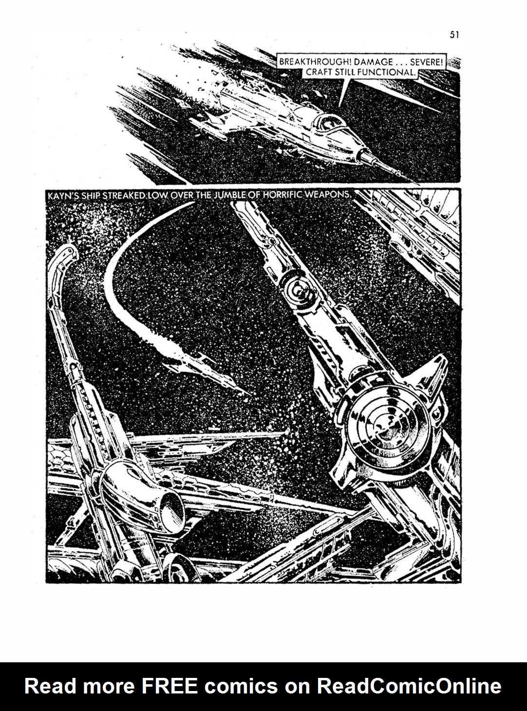 Read online Starblazer comic -  Issue #45 - 51