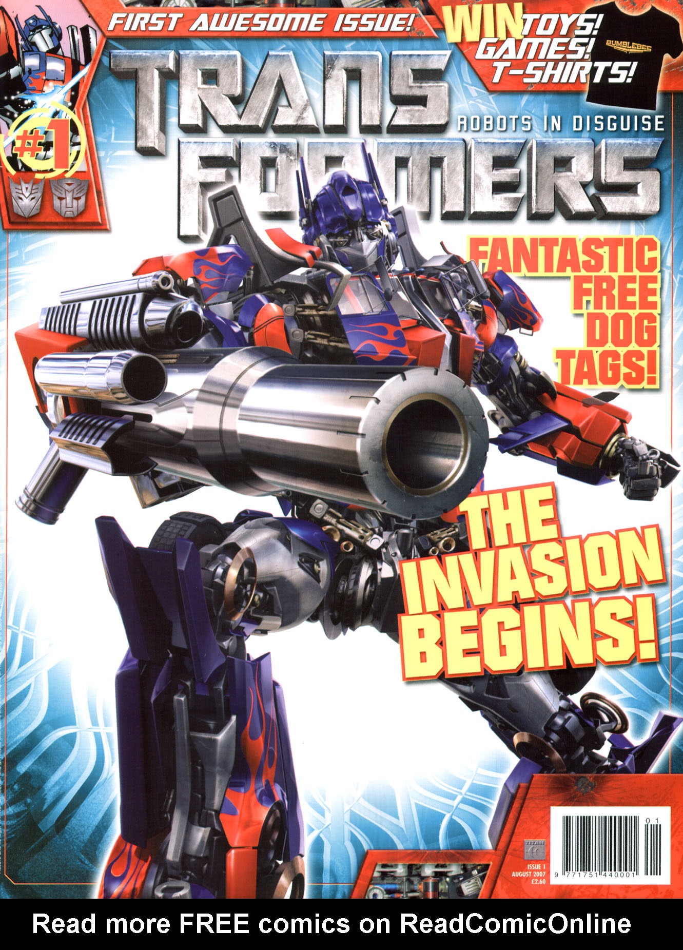 Read online Transformers: Robots in Disguise (2007) comic -  Issue #1 - 1