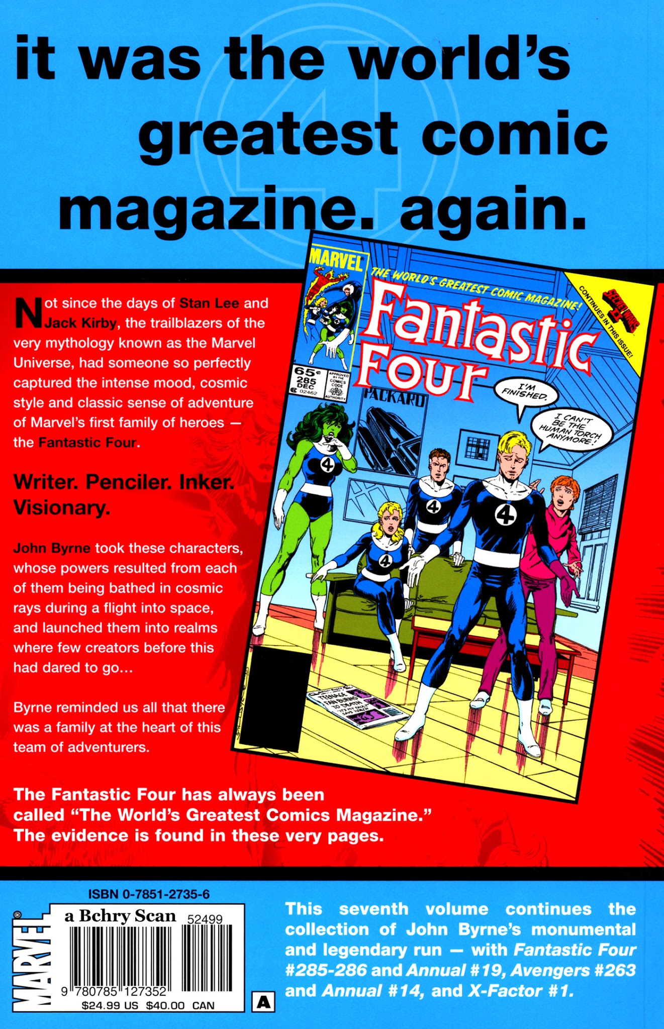 Read online Fantastic Four Visionaries: John Byrne comic -  Issue # TPB 7 - 211