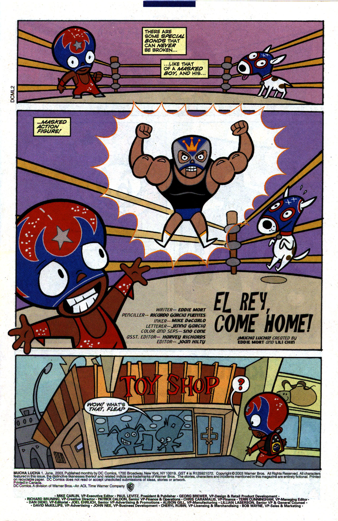 Read online Mucha Lucha comic -  Issue #1 - 2