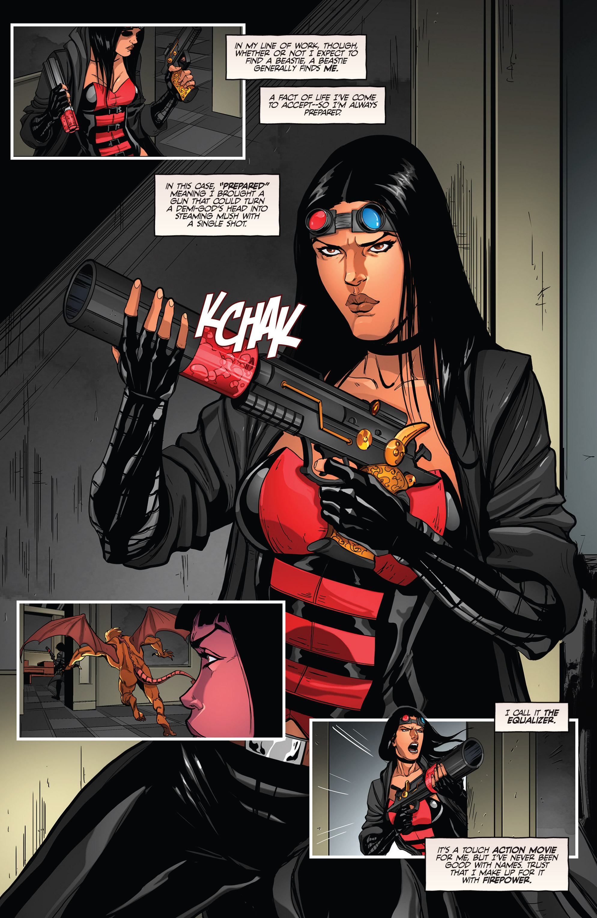 Read online Van Helsing vs The Mummy of Amun-Ra comic -  Issue #4 - 4