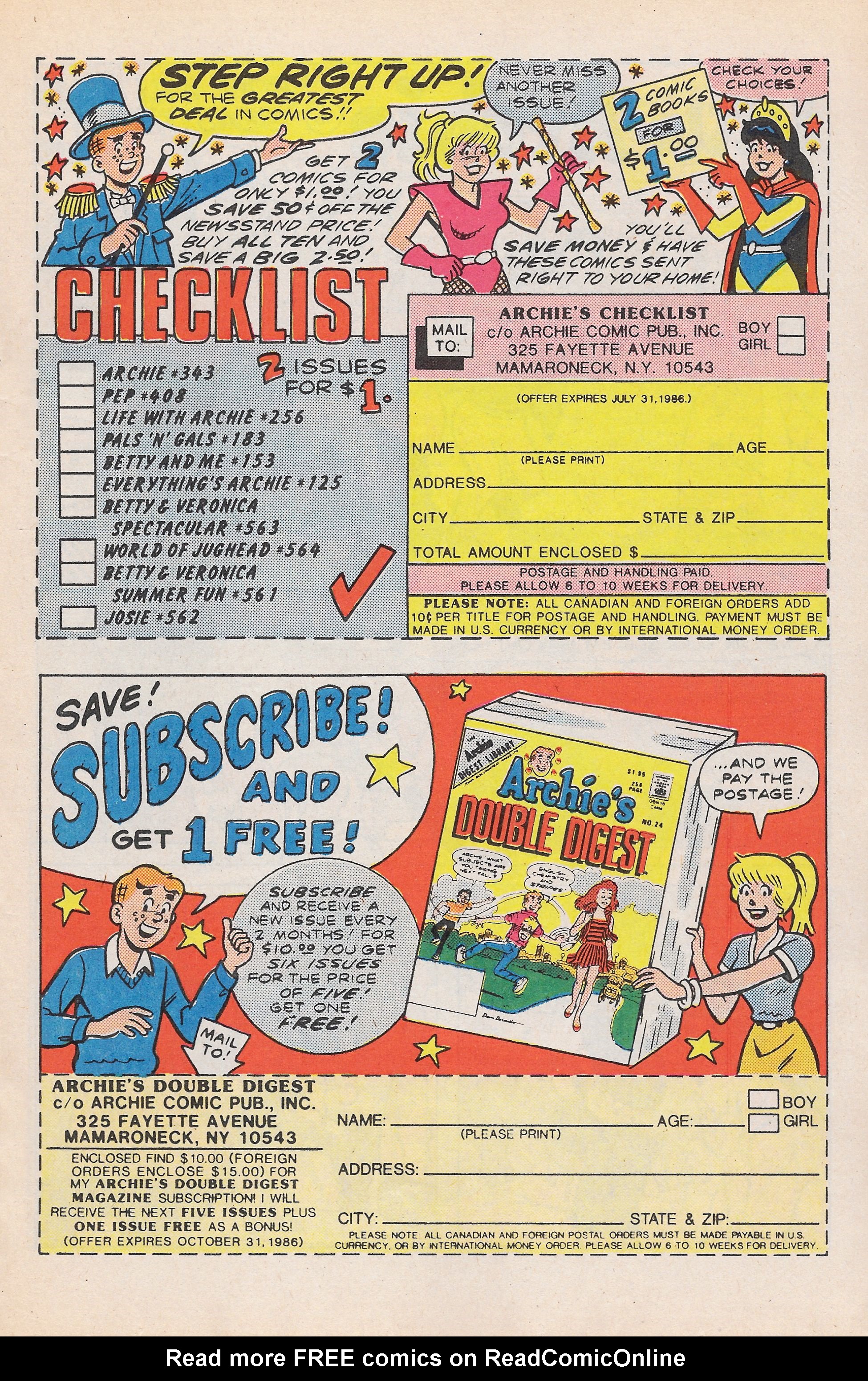 Read online Archie Giant Series Magazine comic -  Issue #560 - 19
