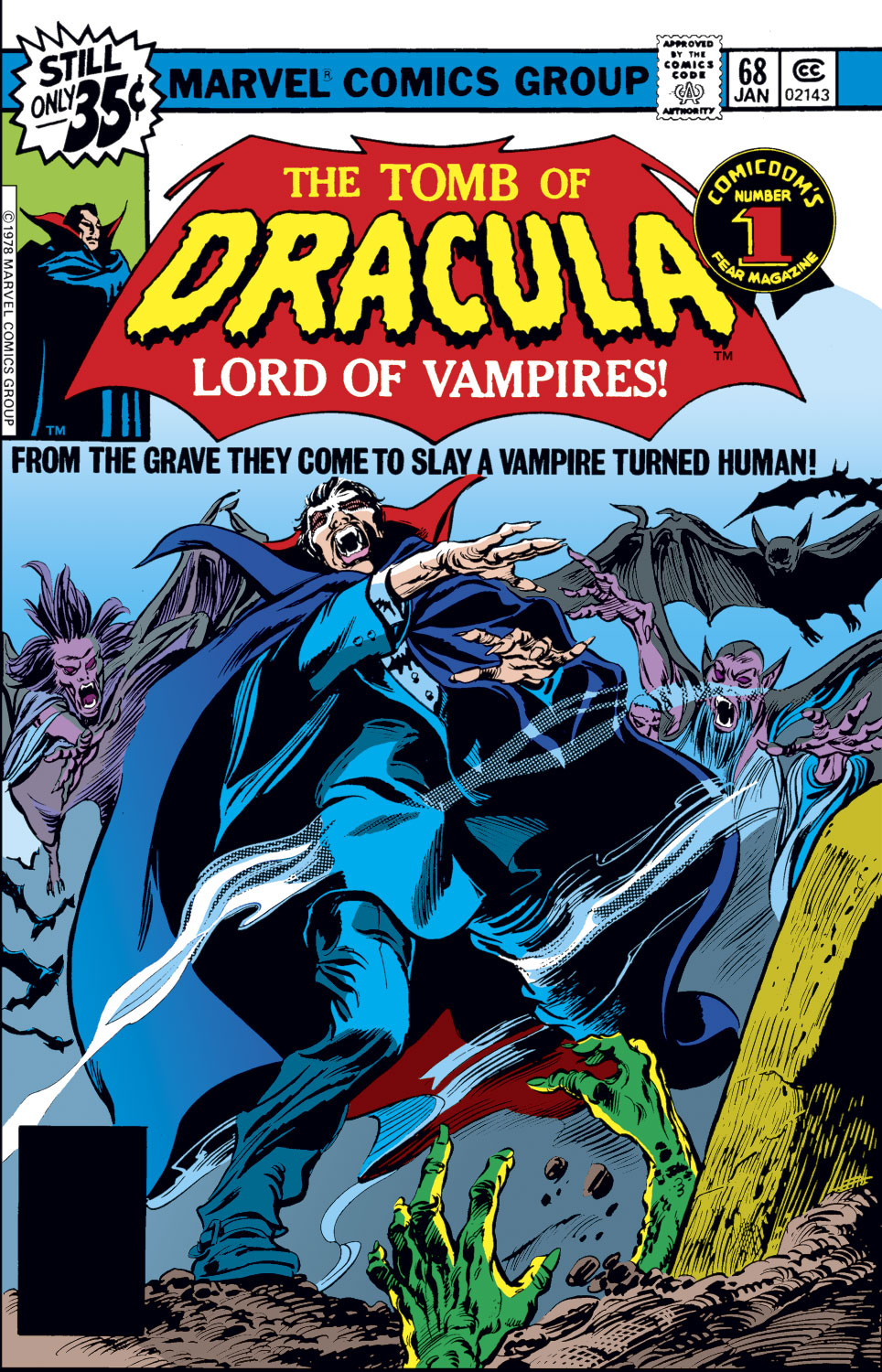 Read online Tomb of Dracula (1972) comic -  Issue #68 - 1
