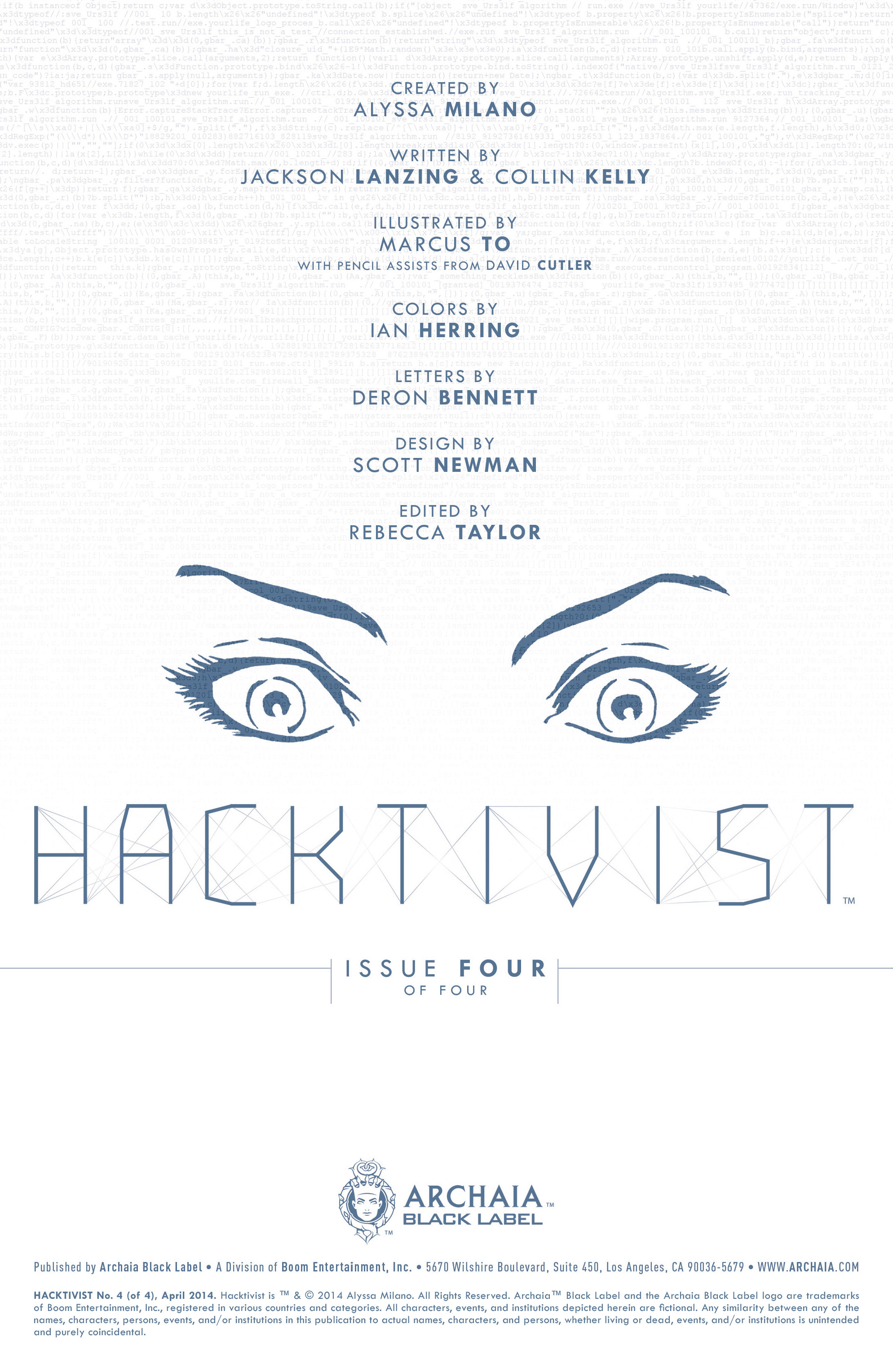 Read online Hacktivist comic -  Issue #4 - 2