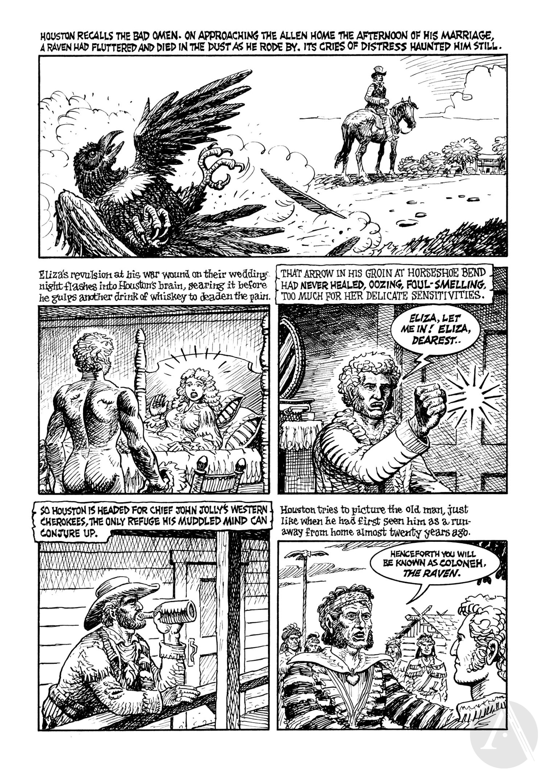 Read online Indian Lover: Sam Houston & the Cherokees comic -  Issue # TPB - 44