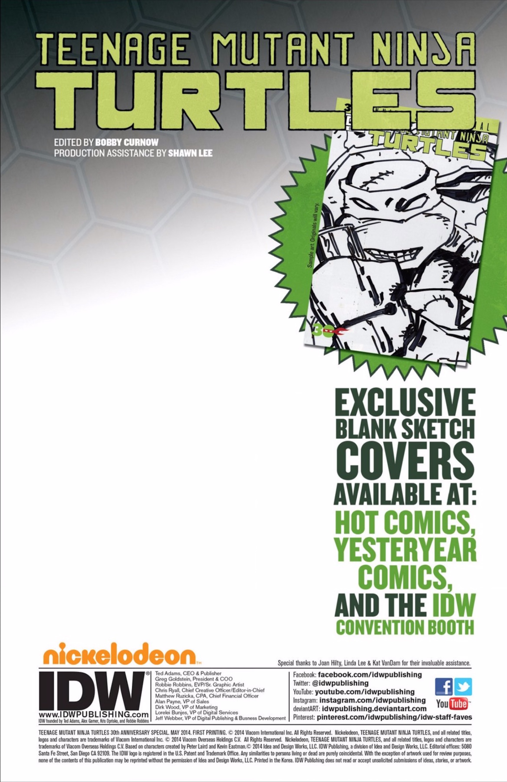 Read online Teenage Mutant Ninja Turtles 30th Anniversary Special comic -  Issue # Full - 9